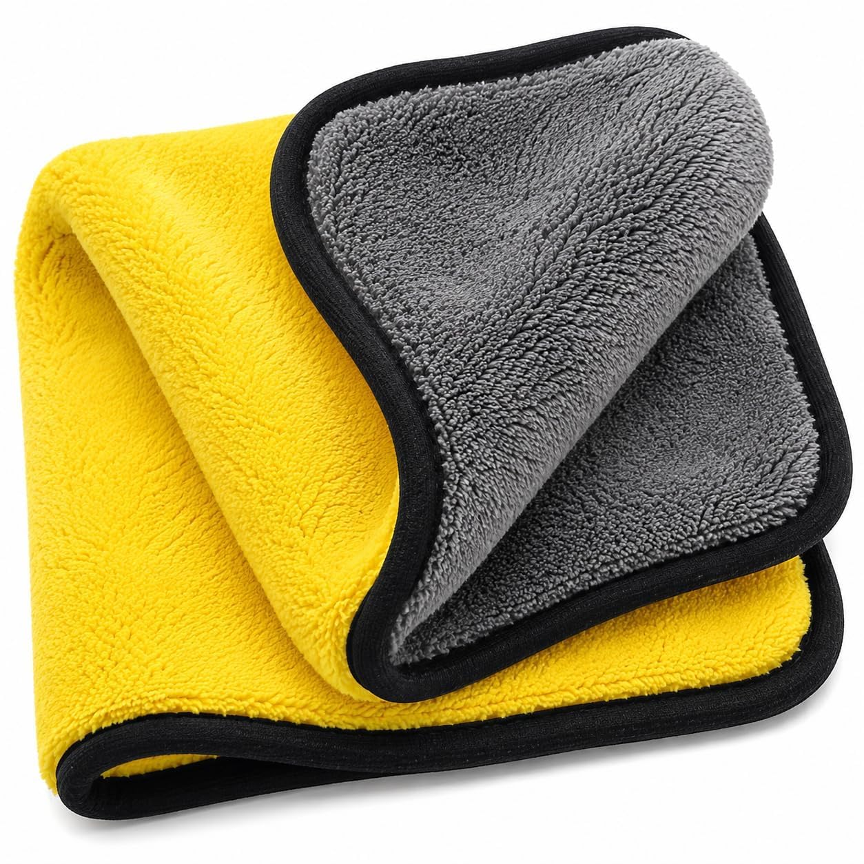 600 GSM Microfiber Cleaning Cloth 40 x 40 cm | Ultra Soft DoubleSided | LintFree Towel for Car | Bike Detailing | Home & Kitch