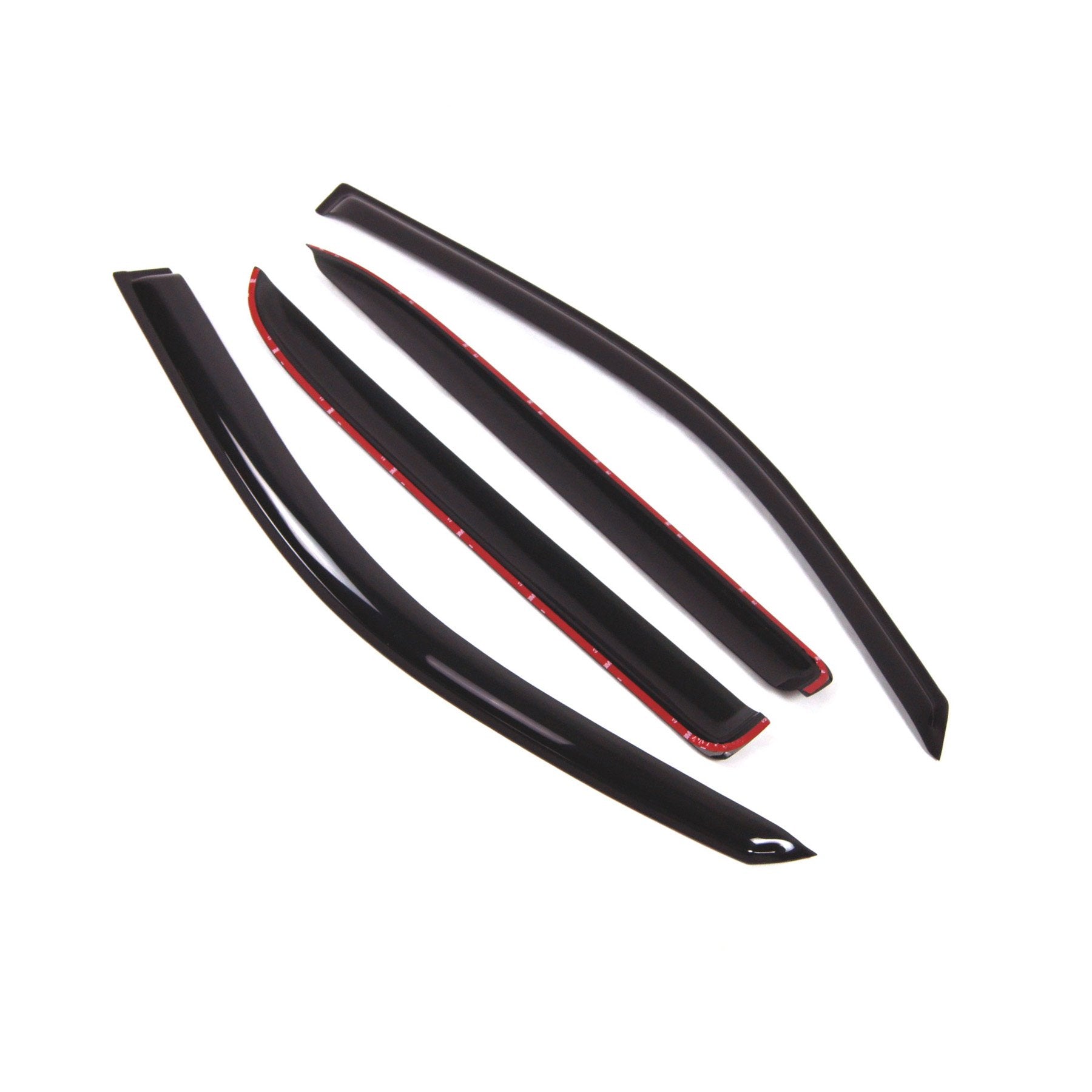 Tuningpros Outside Mount Window Vent Visors Rain Guards Compatible With Isuzu Ascender 7 Seat 2004-2008 | Side Window Wind Defle