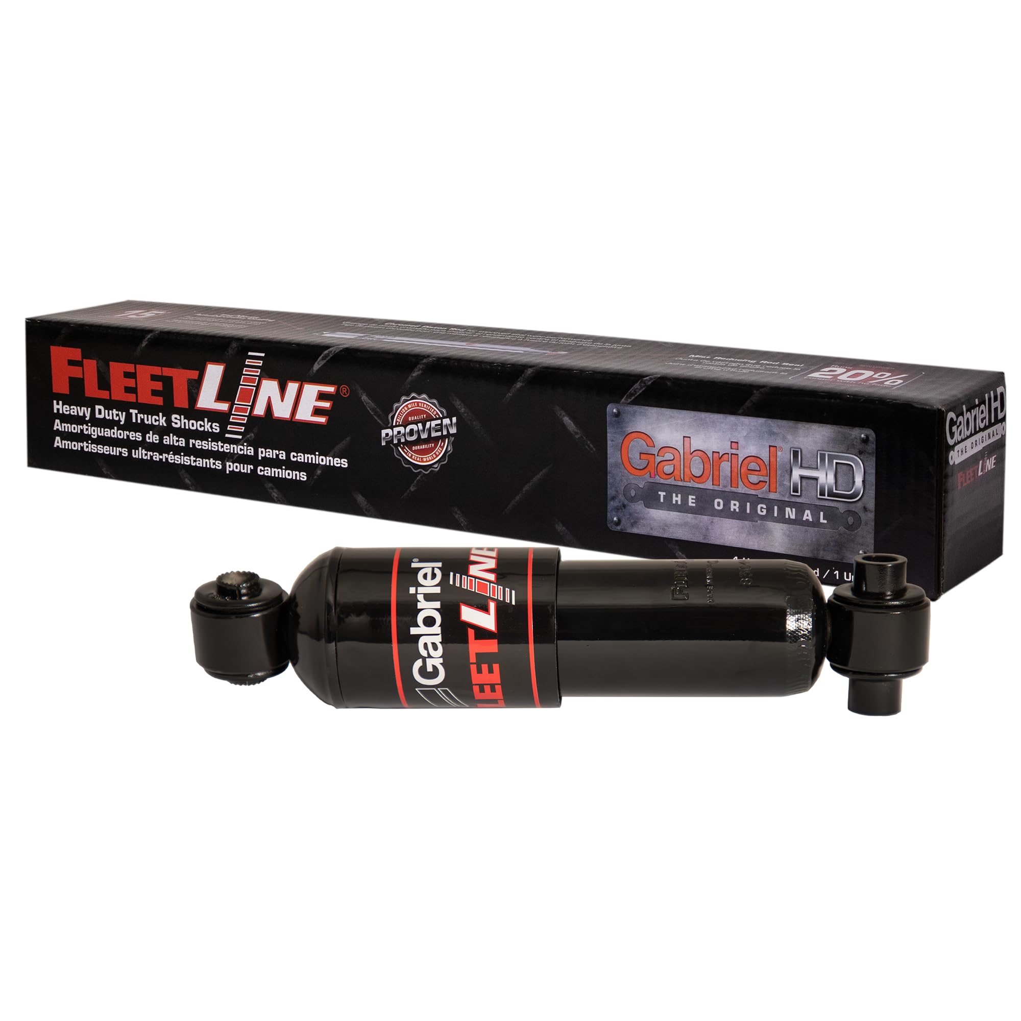 Gabriel 83044 Fleetline Heavy Duty Cab Shock Absorbers For 1999-2015 Freightliner Argosy; Replaces Oem# 1837813000, 18-37813-000