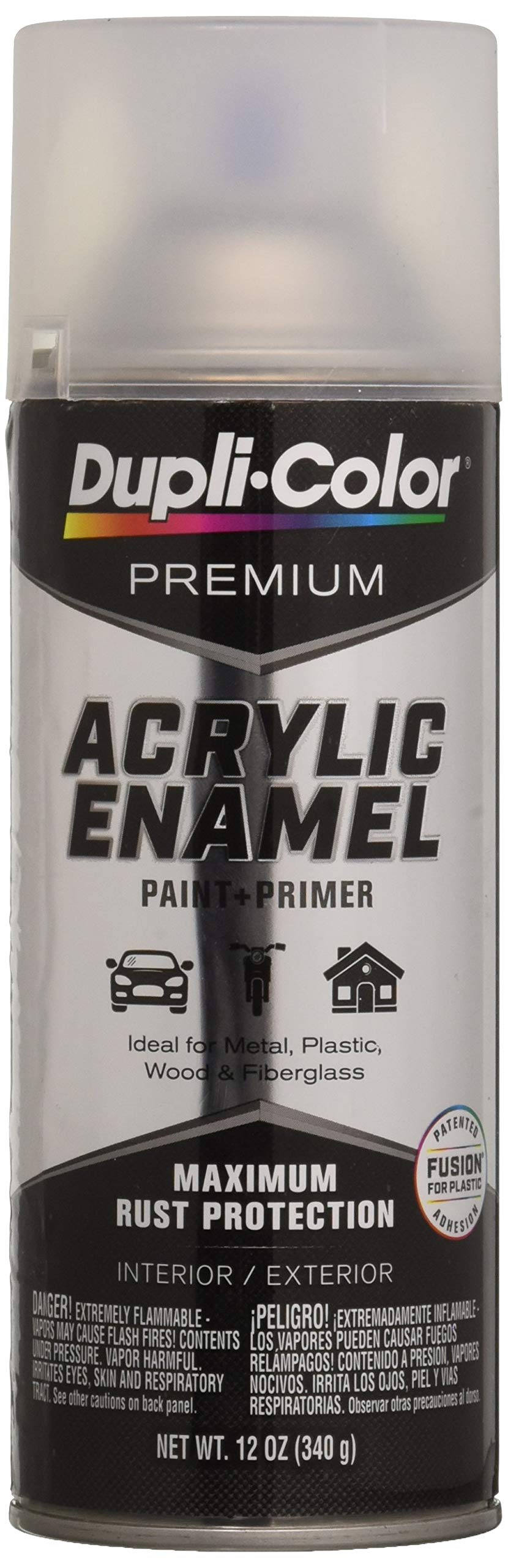 Dupli-Color Epae11500 Premium Acrylic Enamel Spray Paint - Matte Clear - 12 Oz. Aerosol Can