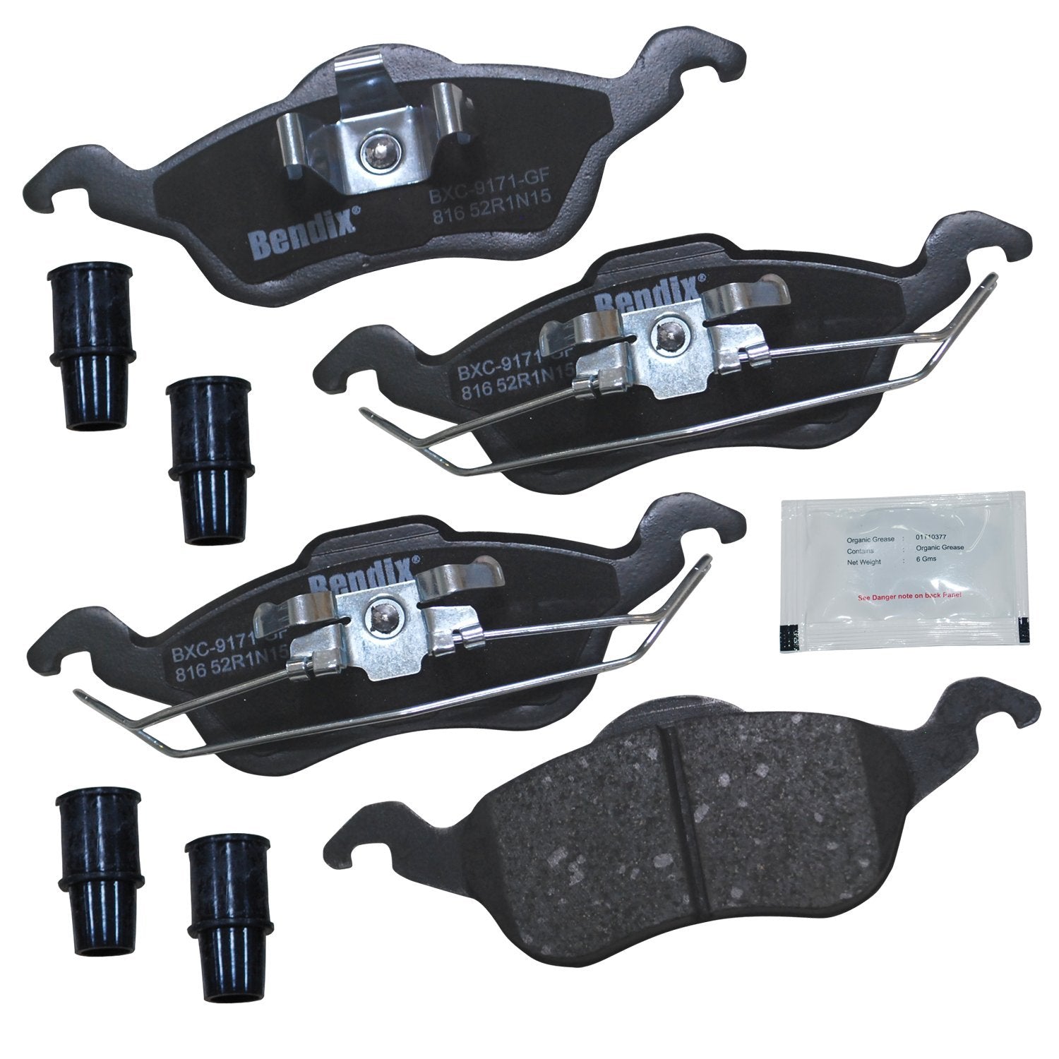 Bendix Priority1 Cfc816 Ceramic Front Brake Pads For Ford Focus 2004-2000