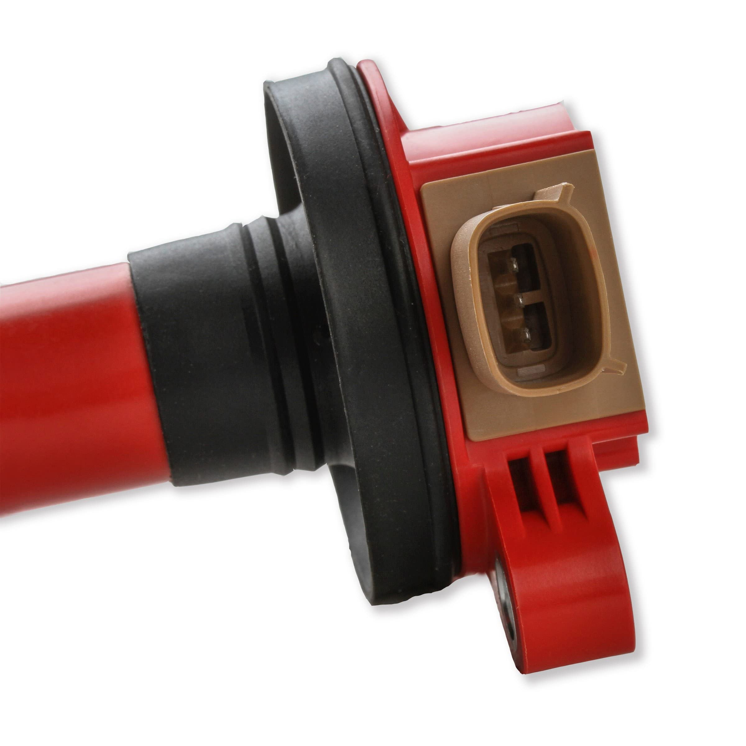 Msd 82576 Ignition Coils, Red, 6-Pack (3-Pin Connector)