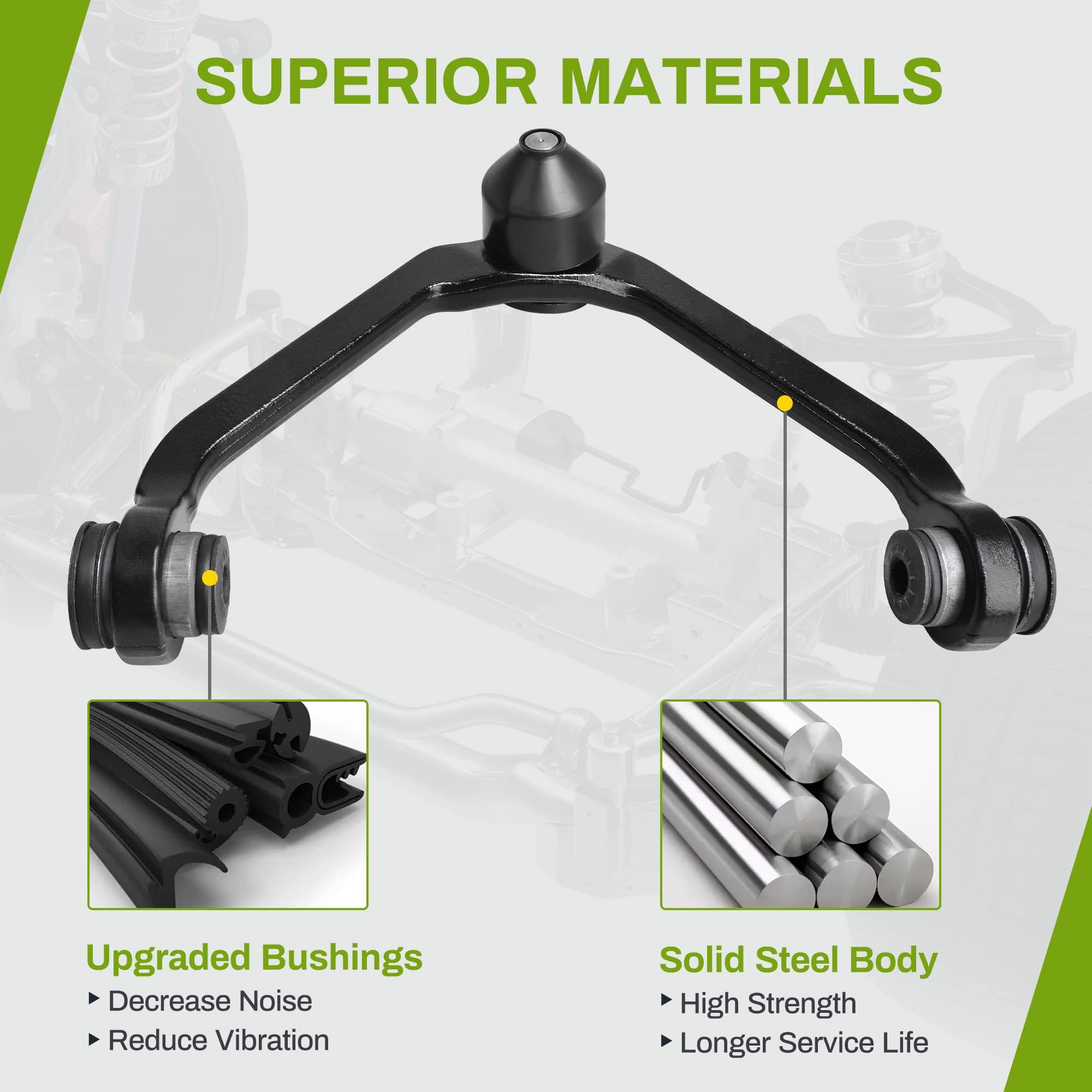 Autosaver88 Front Upper Control Arm Kit Compatible With Mazda B2500/B3000/B4000 1998-2001, Ford Explorer/Ranger 1995-2001, Mercu