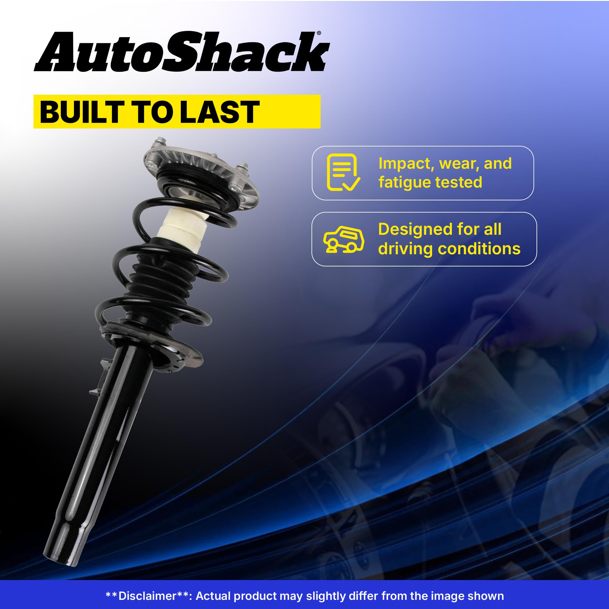 Autoshack Front Complete Struts Coil Springs Assembly Pair Of 2 Driver And Passenger Side Replacement For 2013 2014 2015 2016 20