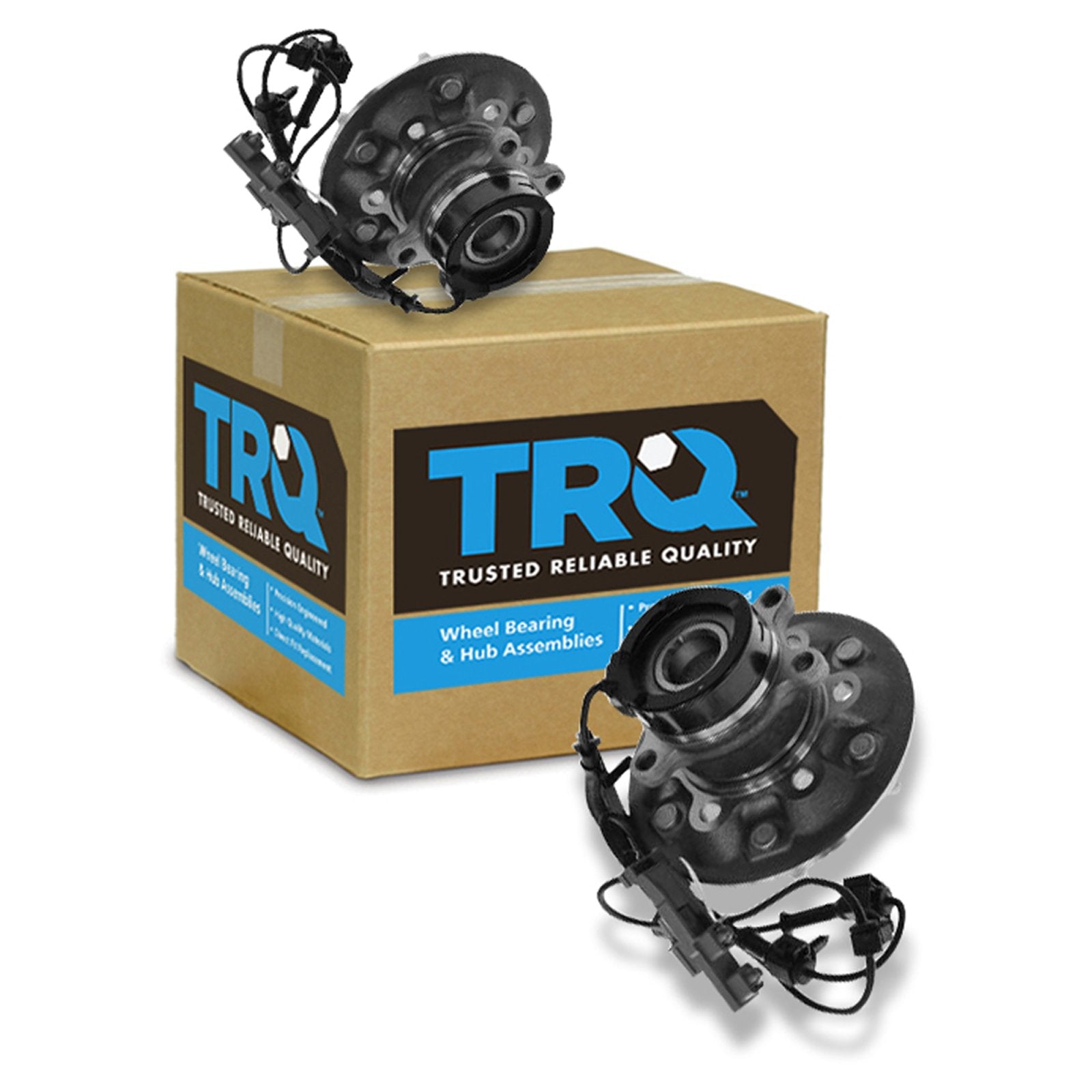 Trq Front Wheel Hub Bearings Assembly Set Compatible With 2004-2008 Chevrolet Colorado Gmc Canyon 2006 Isuzu I-350 2007-2008 I-3