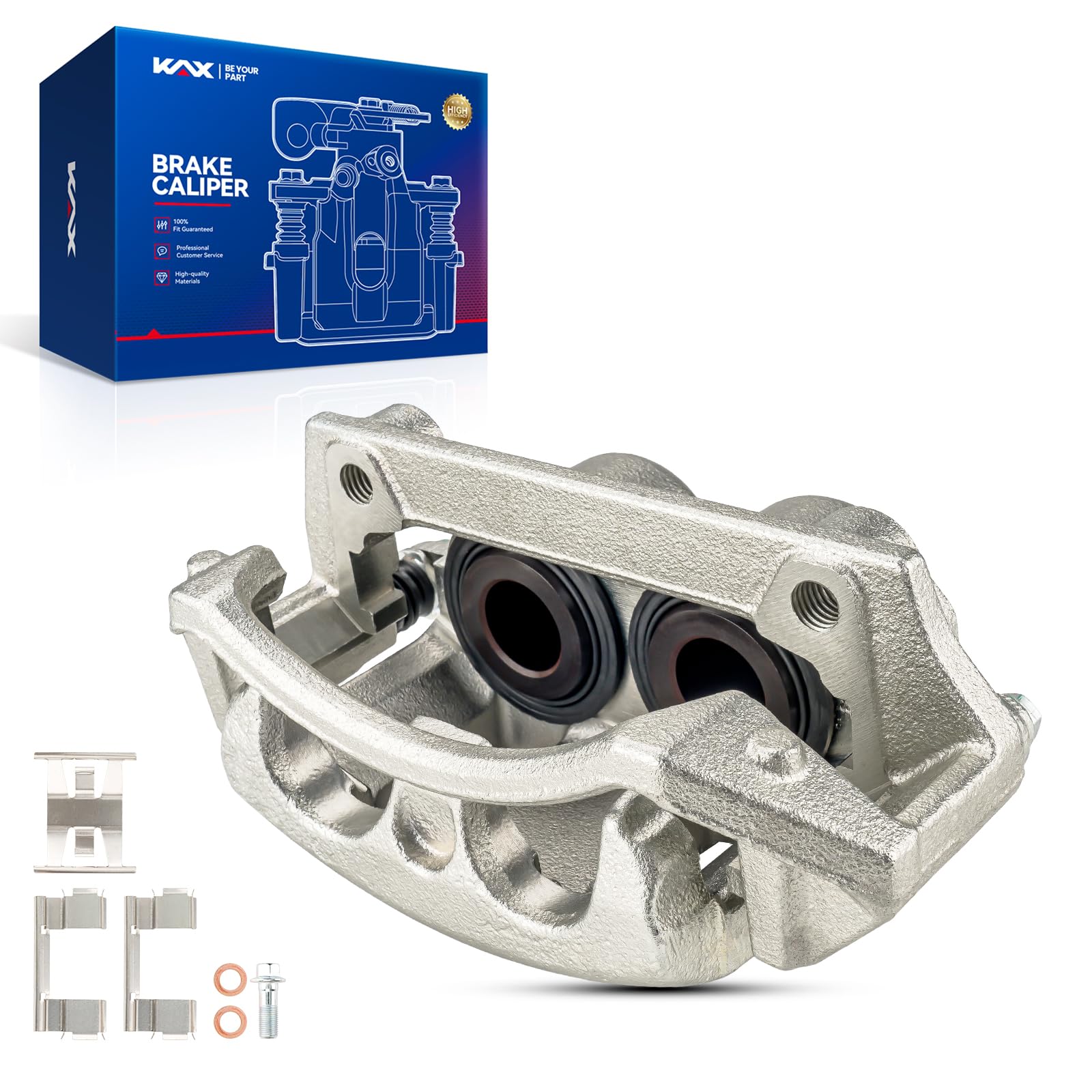 Kax Front Left Brake Caliper 18B4751 Compatible For F/150 1999-2003, F/150 Heritage 2004, Blackwood 2002, Replacement Brake Cali