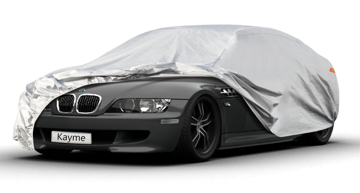 Kayme 6 Layers Car Cover Custom Fit For Bmw Z3 (1997-2003) Waterproof All Weather For Automobiles, Outdoor Full Cover Rain Sun U