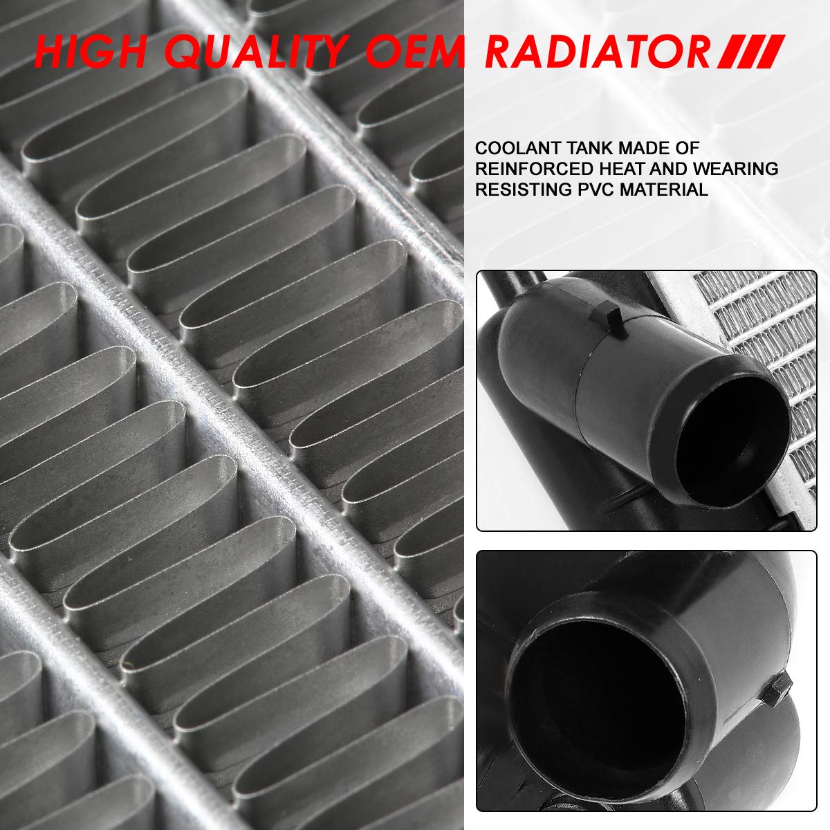 Auto Dynasty Radiator Compatible With 95-02 Ford Contour Mercury Cougar Mystique 2.0L 2.5L At, Dpi 1719 Factory Style 1-Row Cool