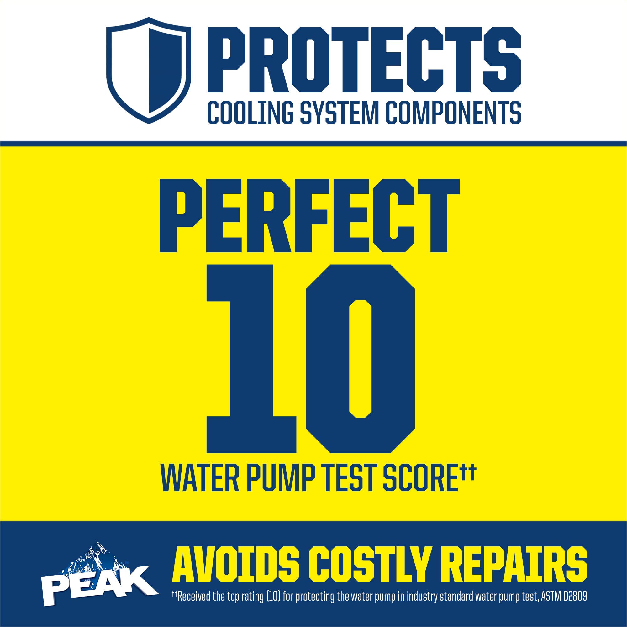 Peak 50/50 Prediluted Antifreeze And Coolant For All Engine Cooling Systems