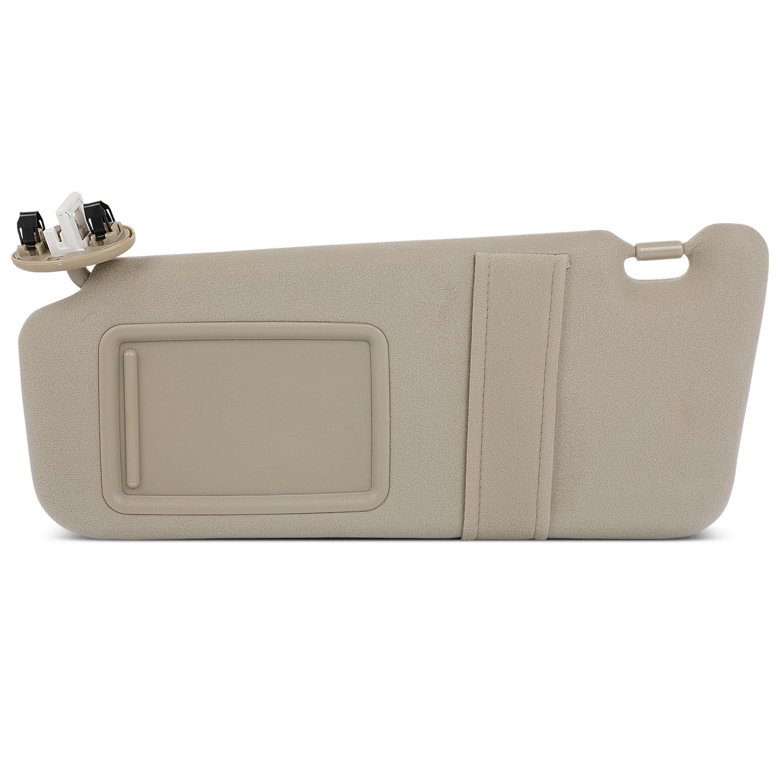Scitoo Beige Left Driver Side Interior Sun Visor Fit For Toyota For Camry 2006-2011 With Sunroof Replace# 74320-06800-E0
