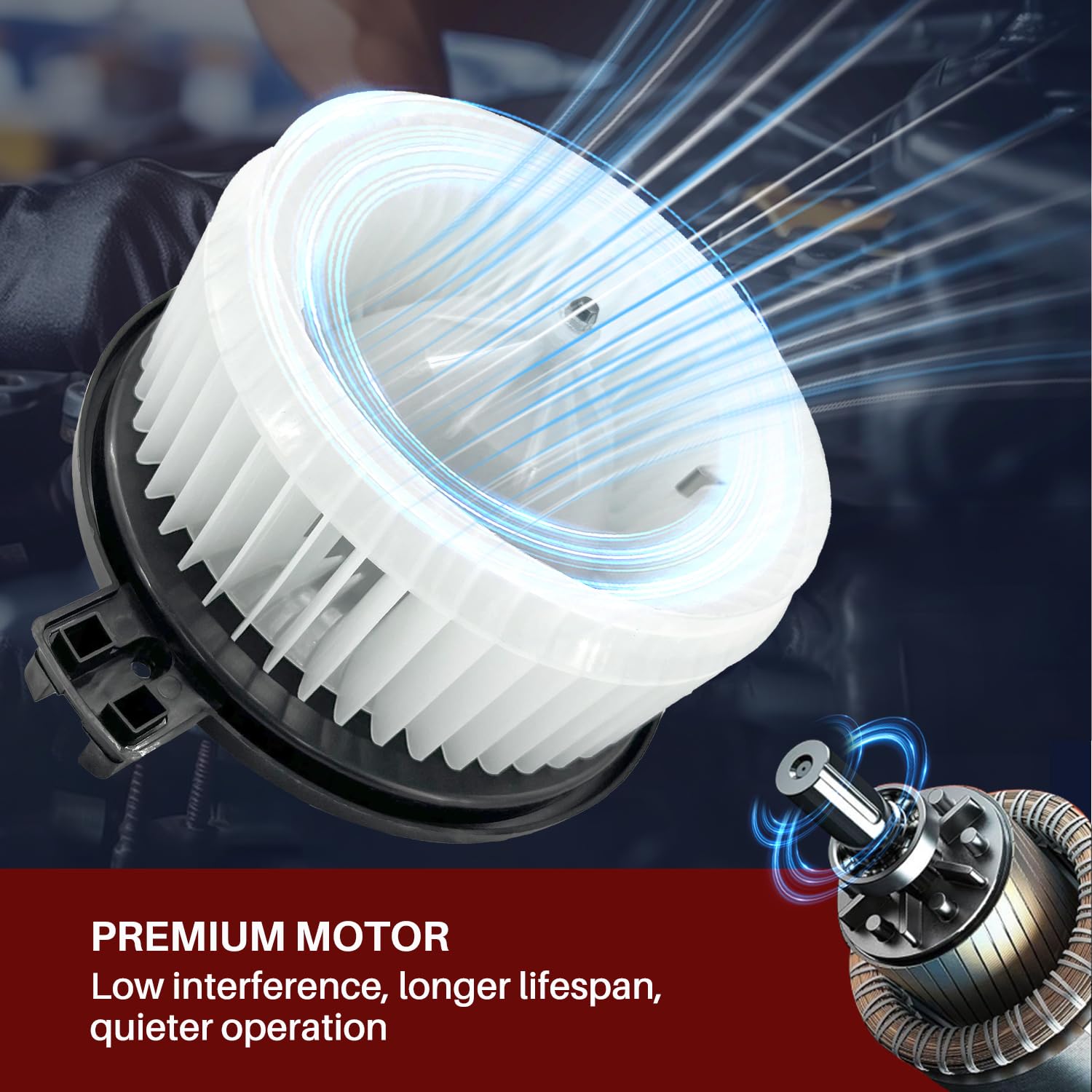 Aspligo 700112 Ac Heater Blower Motor Fan Assembly Fit For Lexus Gs300 1998-2005