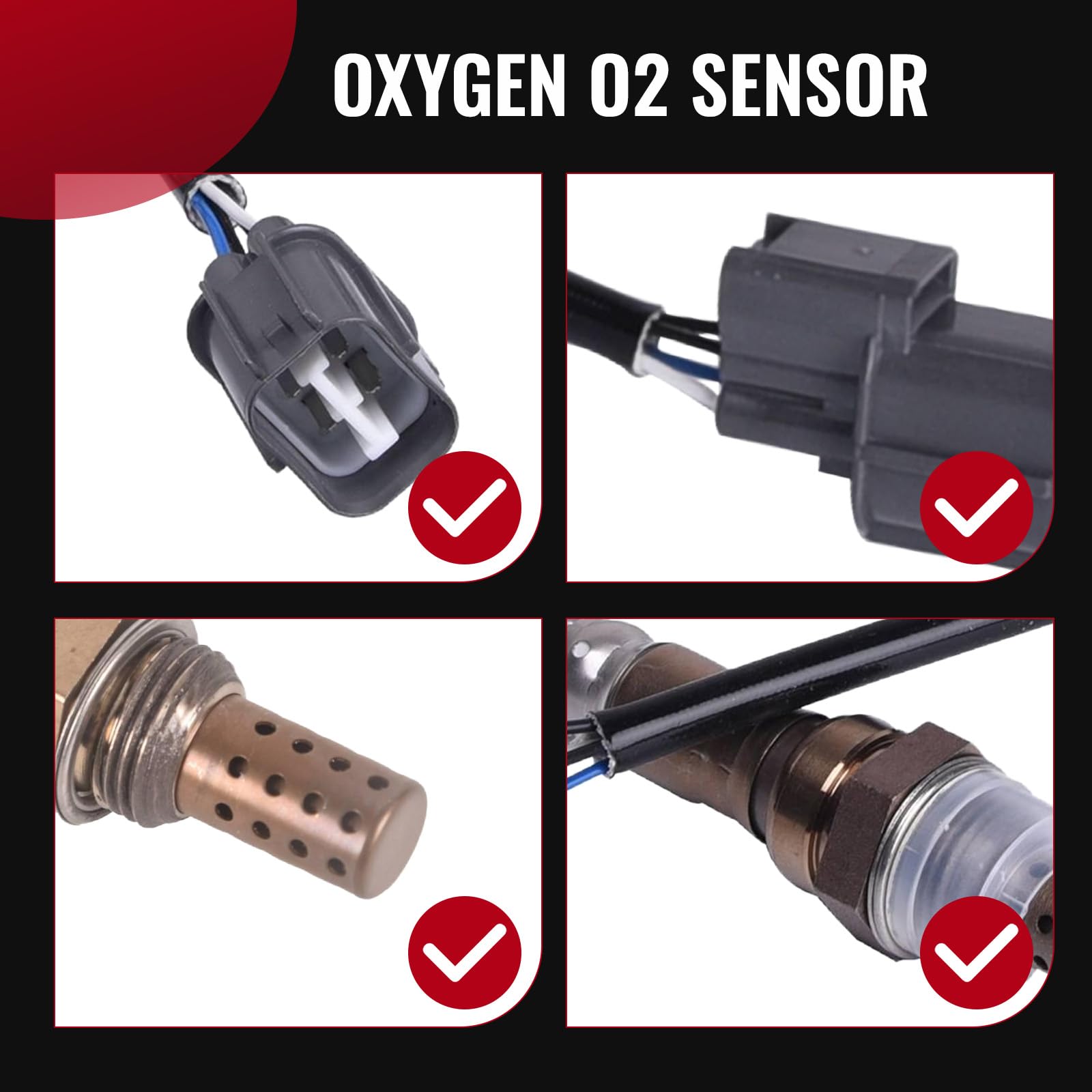 Bapmic 234-4099 Oxygen Sensor Downstream SG336 13007 Replacement for 1992-2000 Honda Civic Odyssey Accord 92 93 95-99 Acura Integra NSX CL EL O2 Sensor Heated 4 Wire