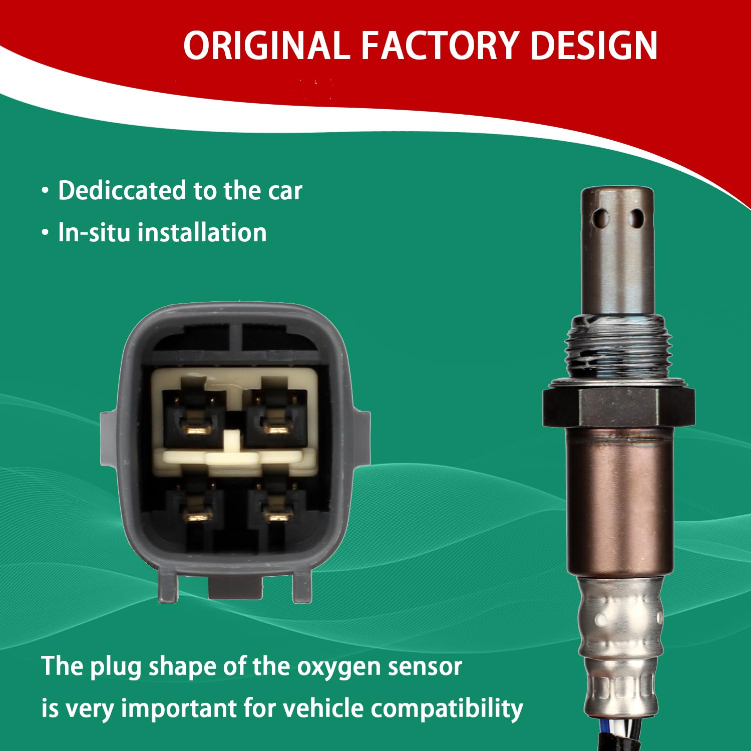 Necatuo 234-9040 Upstream O2 Oxygen Sensor (Set Of 1) Compatible With Honda Accord Dx Ex Ex-L Lx Lx Se Special Edition Value Pac