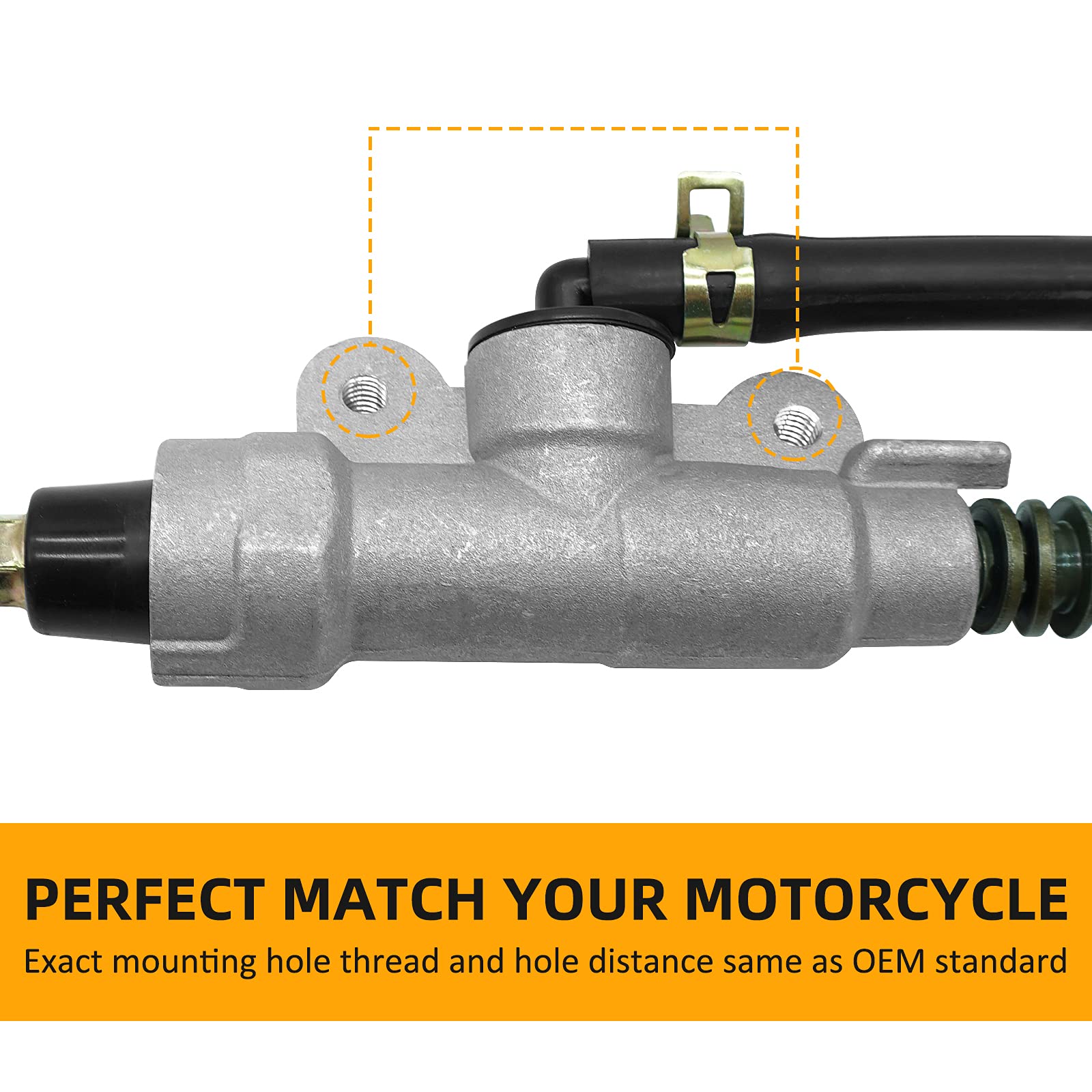 Rear Brake Master Cylinder Fit For Yamaha Yz80 Yz85 Yz125 Yz250 Wr250