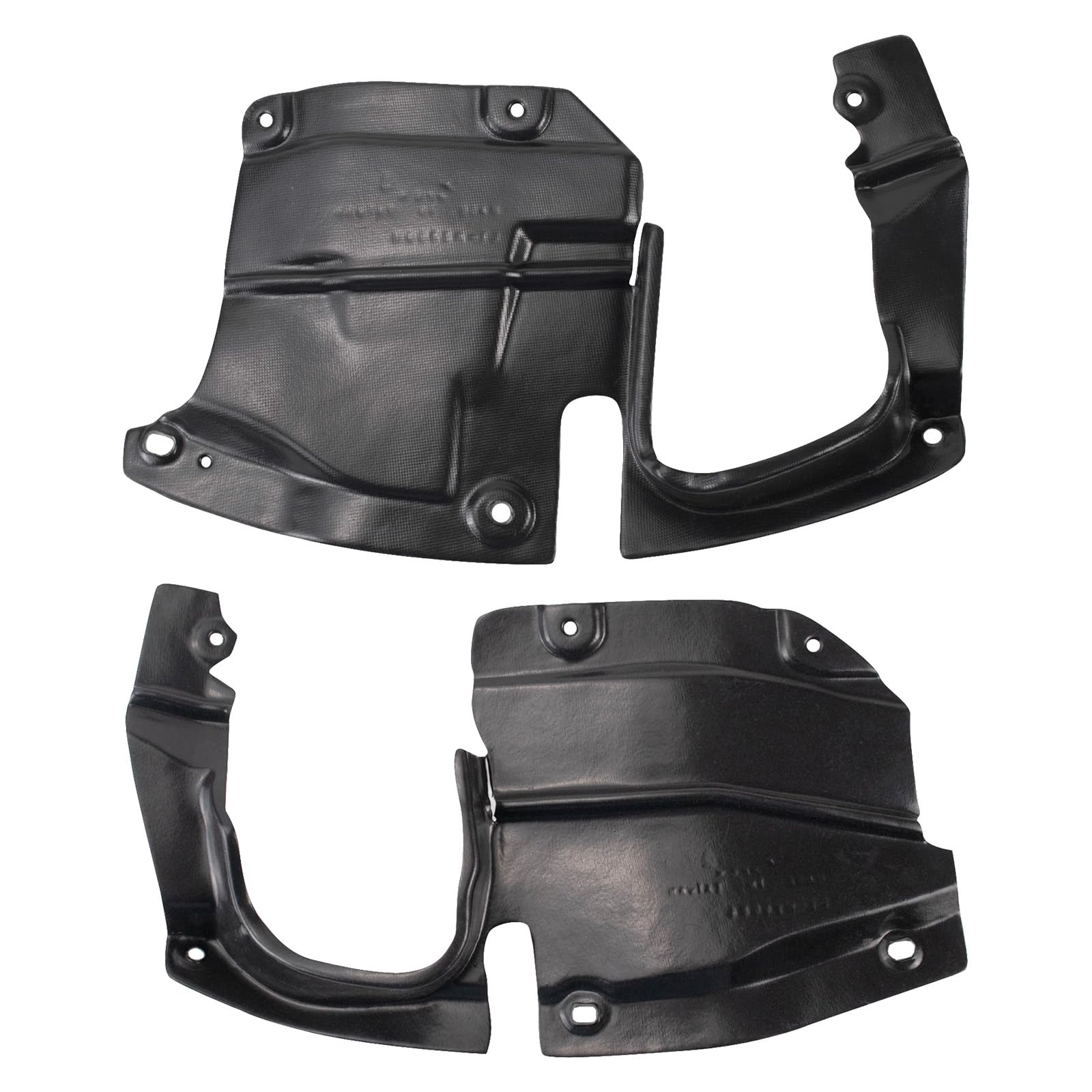Trq Inner Fender Liner Set Compatible With 2009-2013 Mazda 6 Ma1250112 Ma1251112