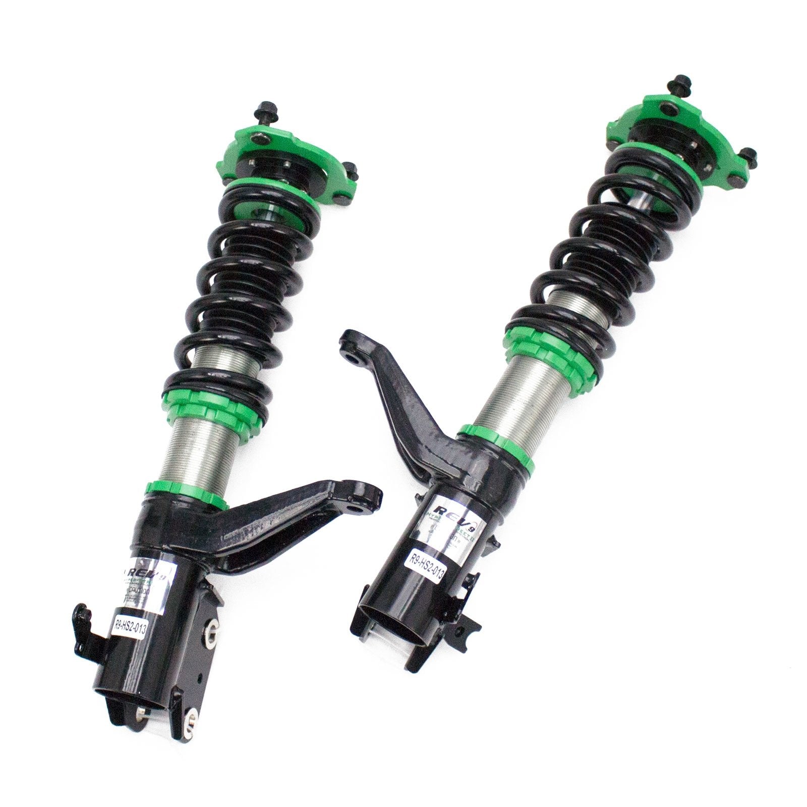 R9-Hs2-013_3 Compatible With Honda Civic Si Hatchback (Ep3) 2002-05 Hyper-Street Ii Coilover Kit W/ 32-Way Damping Force Adjustment Lowering Kit By Rev9, 32 Damping Level Adjustment