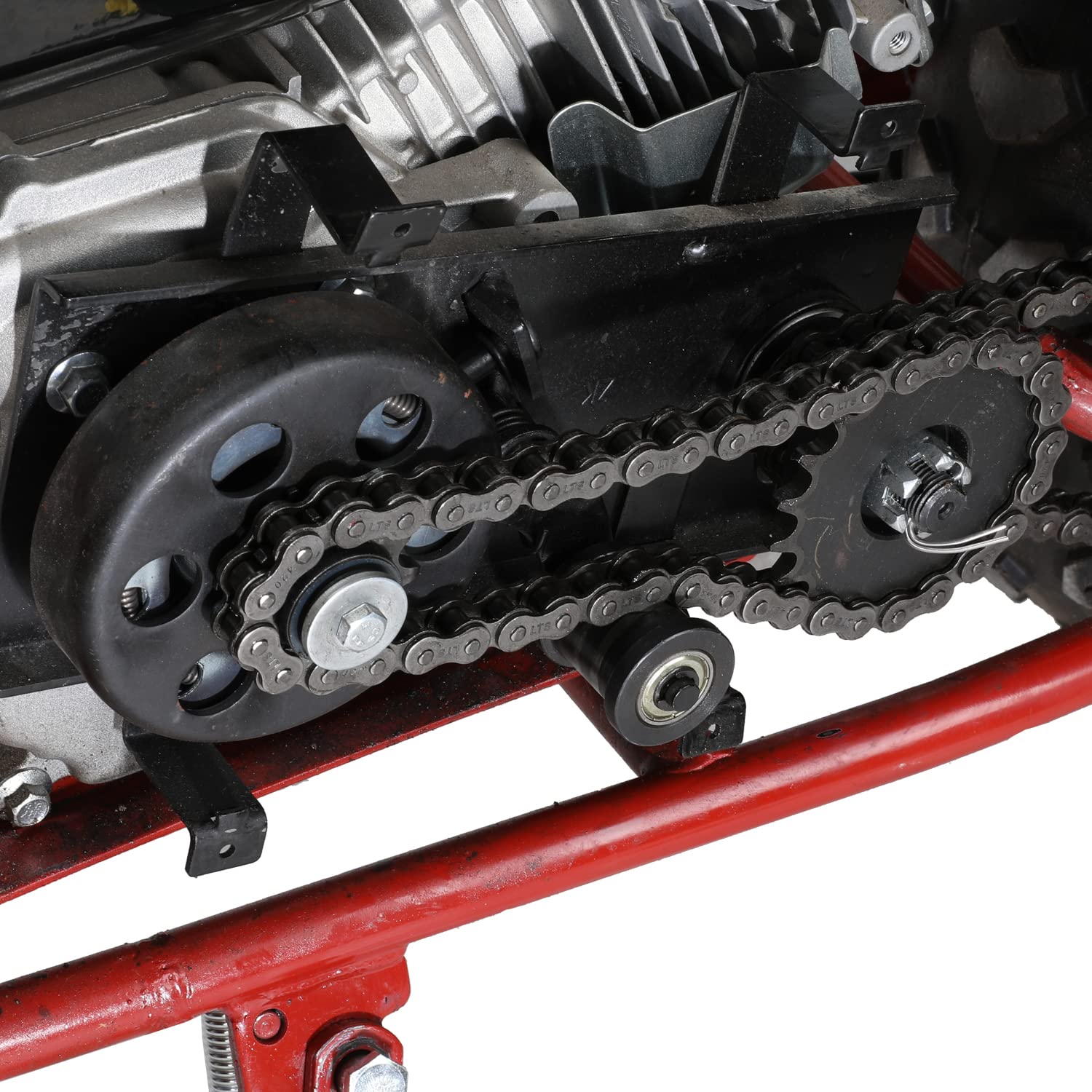 Yoxufa Mini Bike Chain Tensioner With 1-3/4' Roller Replacement For Coleman Ct200U Bt200X Ct200U-Ex Mini Bike Baja Warrior Mb200 Massimo Trailmaster Predator 212 196Cc 200Cc 6.5Hp Powersports Parts