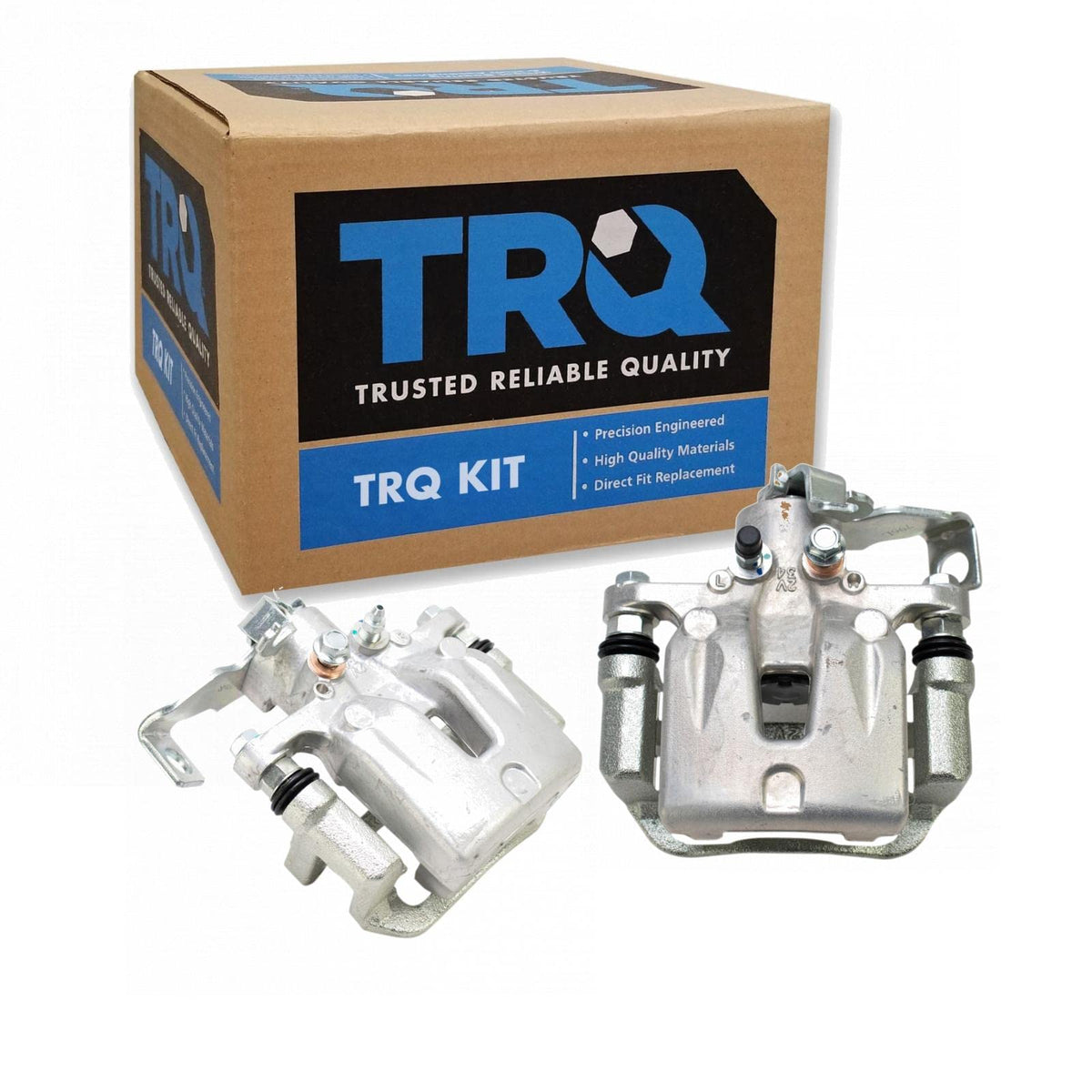 Trq Rear Brake Caliper Set Compatible With 2013-2017 Hyundai Elantra Gt 2012-2016 Veloster 2014-2018 Kia Forte 2014-2016 Forte K