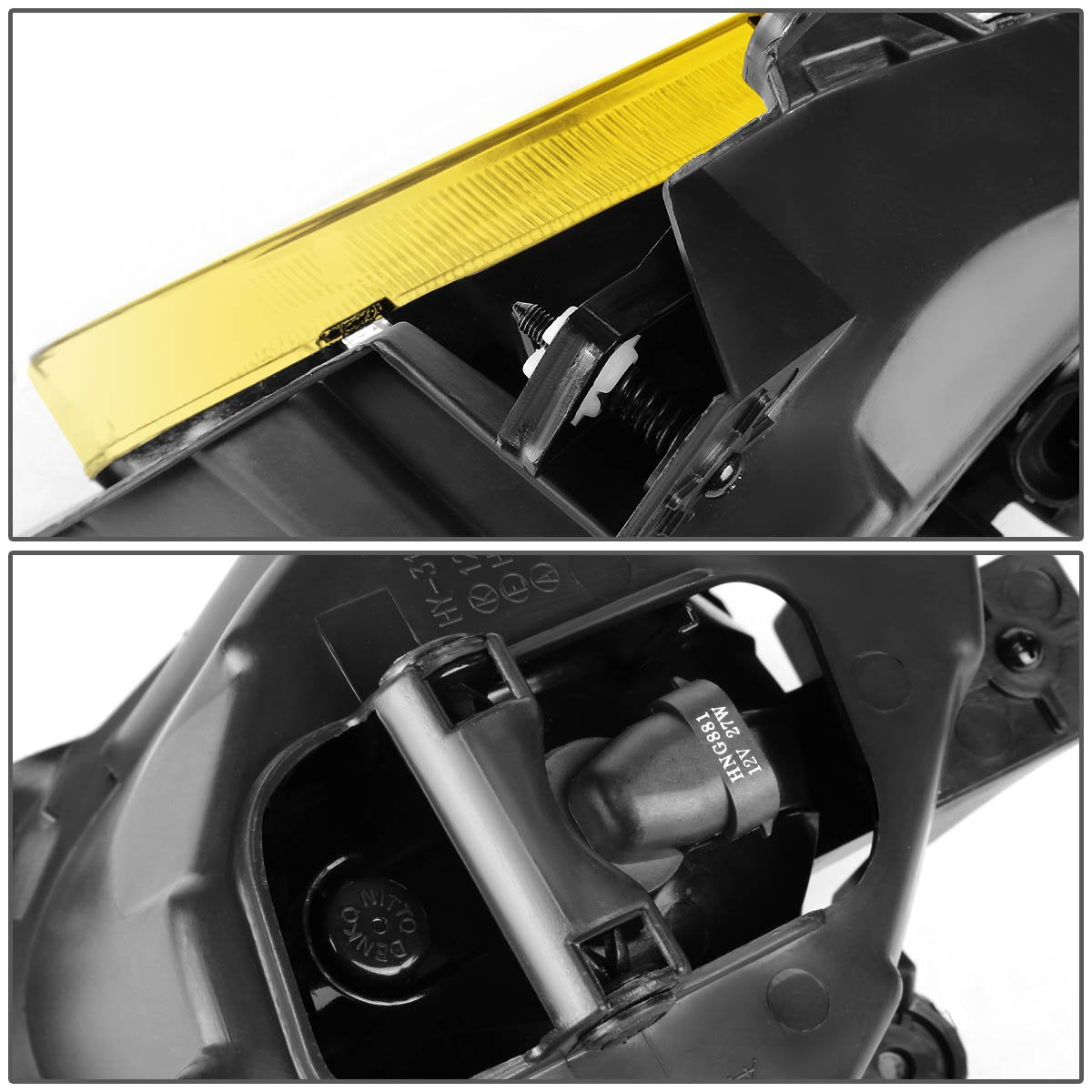 Dna Motoring Fl-Ztl-130-Am Fog Light With Switch Driver & Passenger Side Enhance Visibility [Compatible With 10-12 Coupe]