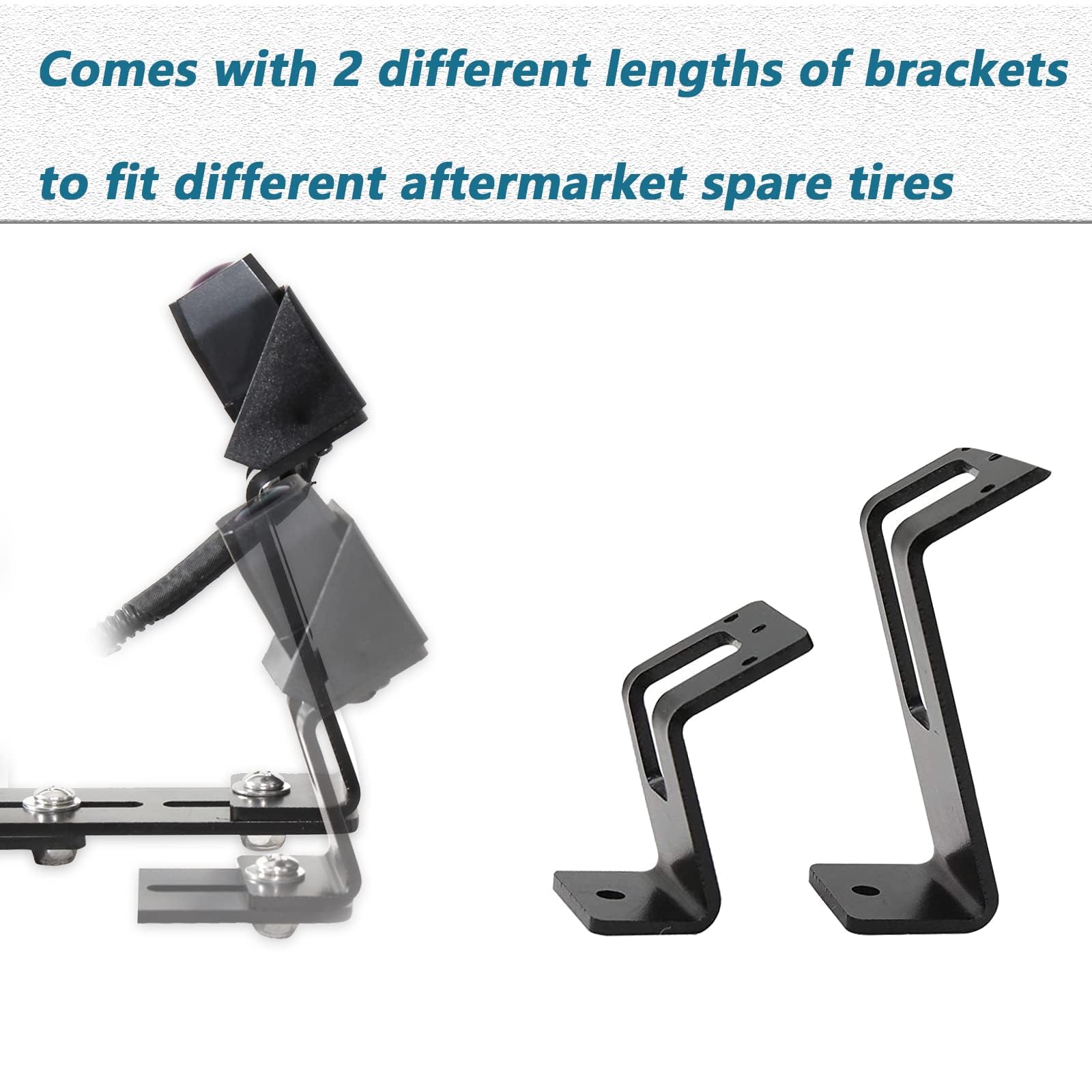 Eway Classic 3.0 Adjustable Spare Tire Backup Camera For Jeep Wrangler Jk Jku Rubicon Sahara Sport Unlimited 2007-2018, Heavy-Du