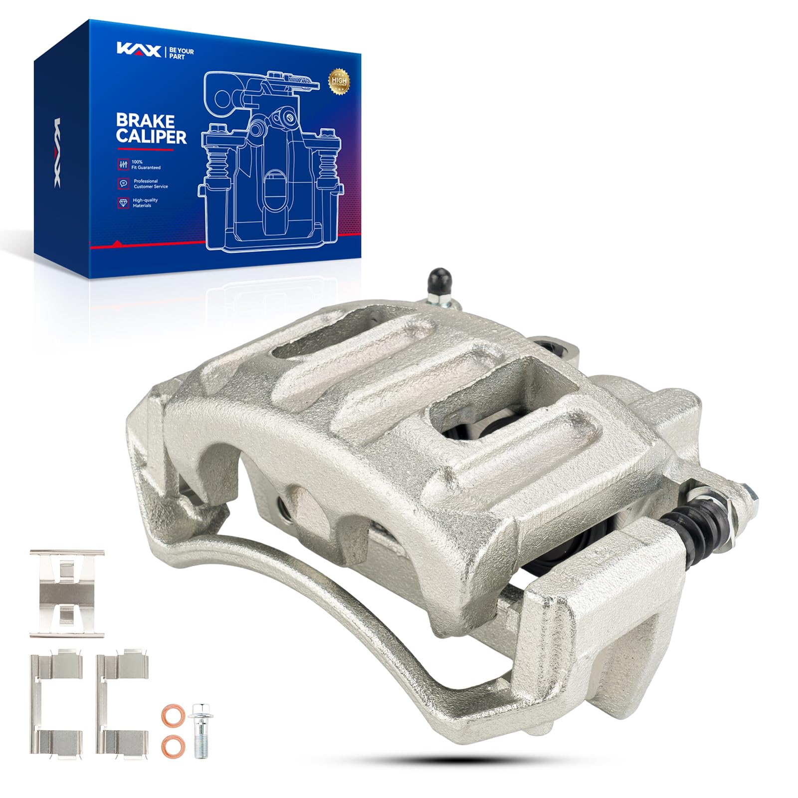 Kax Front Right Brake Caliper 18B4750 Compatible For F/150 1999-2003, F/150 Heritage 2004, Blackwood 2002, Replacement Brake Cal