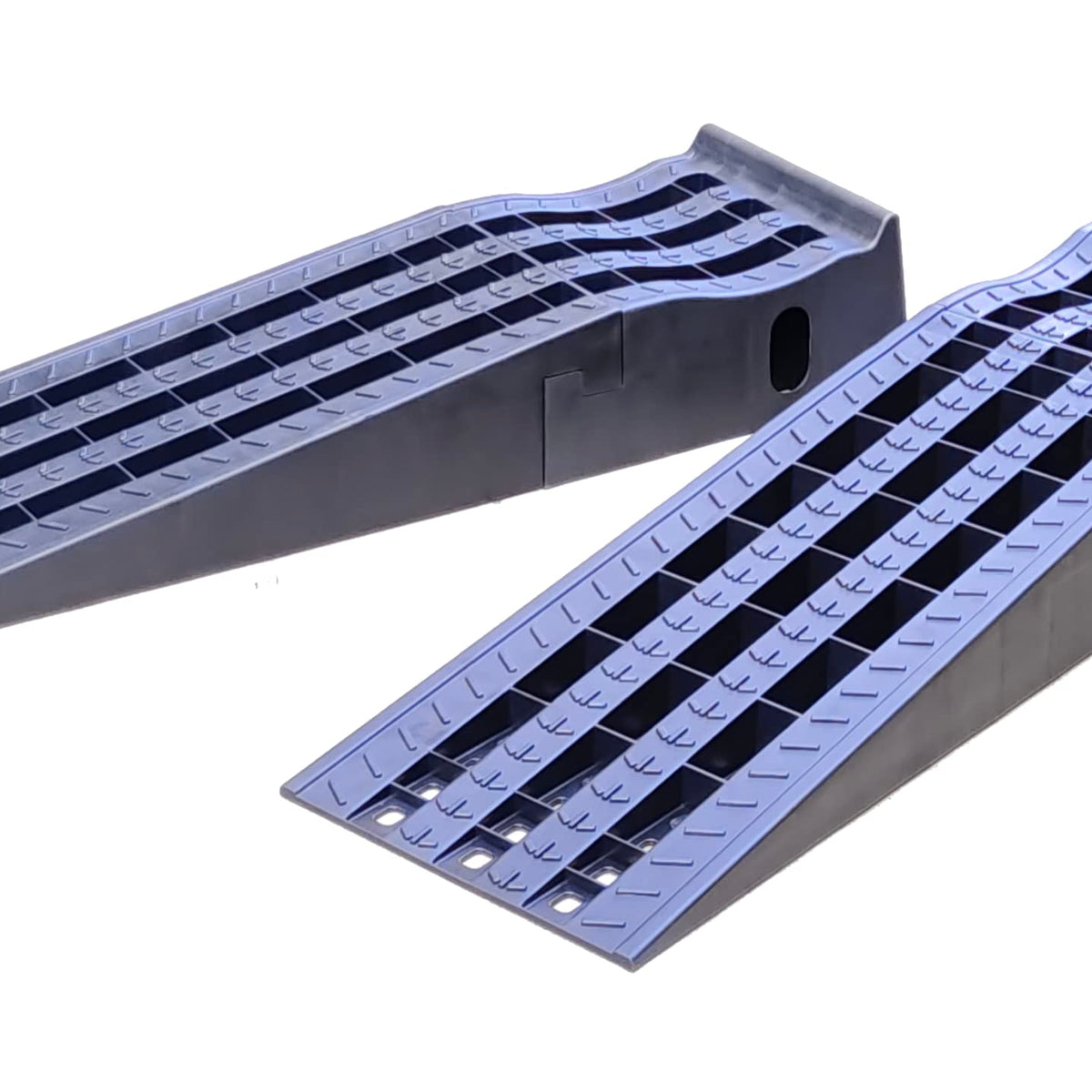 Extendable Car Ramp Set MAXXHAUL Detachable Ramps for Vehicles, 13,000 lbs Capacity, Black ...