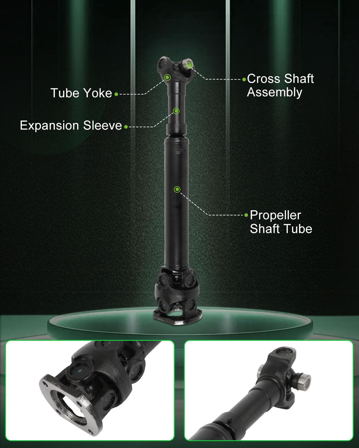 Scitoo?31.69''?Steel Front Driveshaft Assembly Drive Shaft Prop Shaft For Dodge Ram 1500 2000-2001,For Dodge Ram 2500 2000-2002,