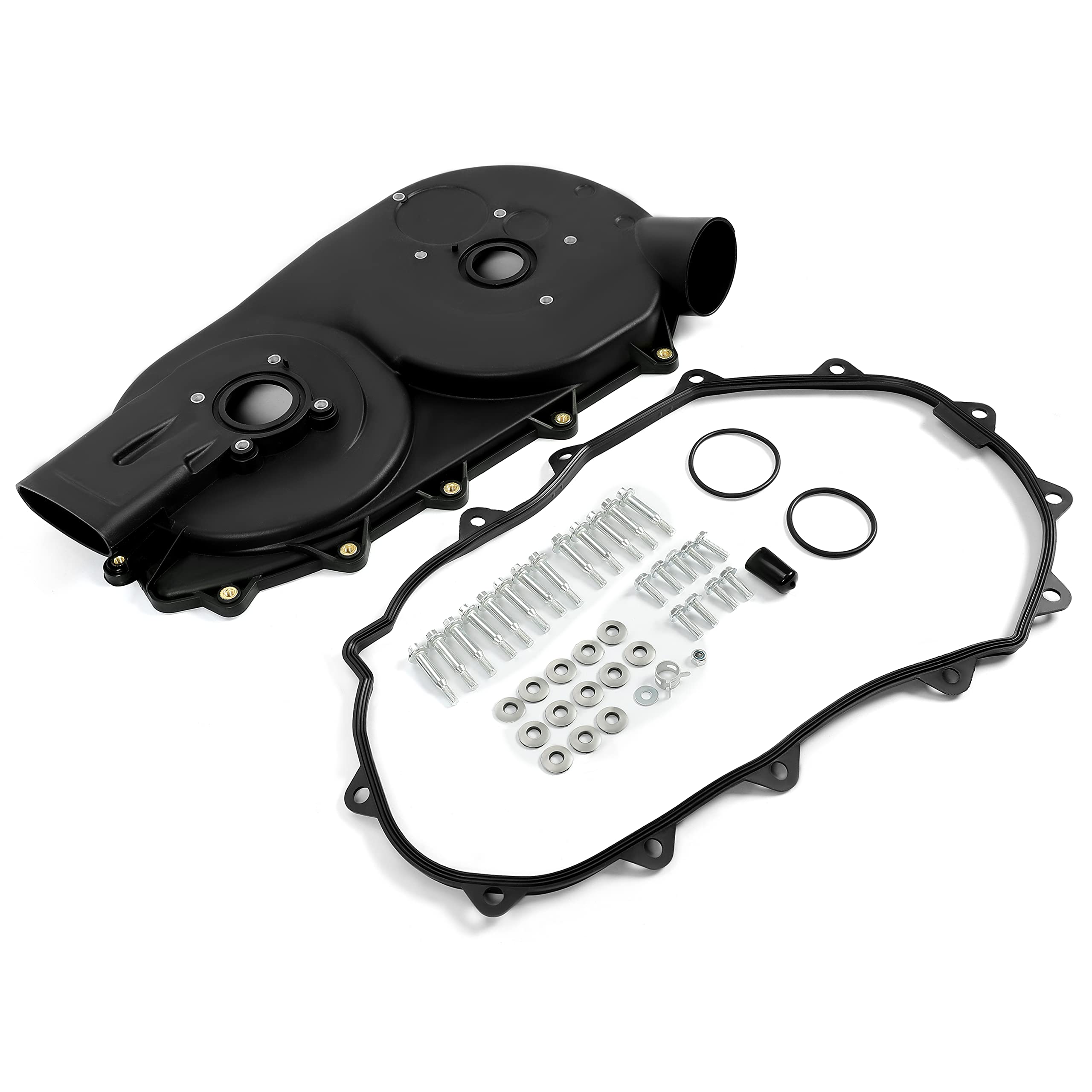 Kuafu Inner Clutch Cover Compatible With 2006-2014 Can-Am Outlander Renegade 500 650 800 800R 1000 Bombardier Outlander 650 800 Replacement For 420611400 420611405 420611407 Black