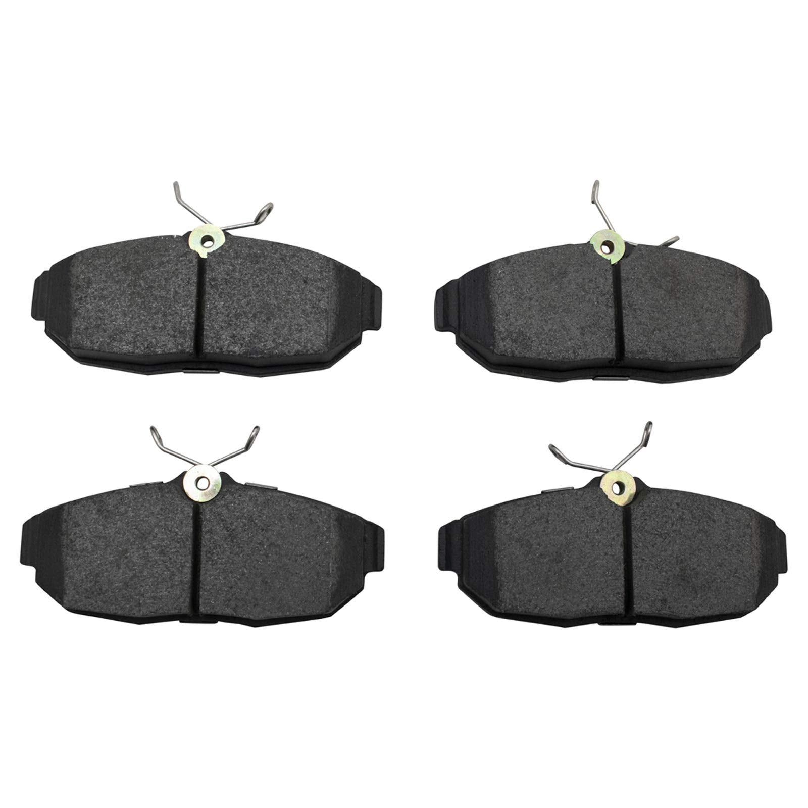 Trq Rear Brake Pad & Rotor Kit Brake Pads Brake Rotor Ceramic Premium G-Coated Compatible With 2005-2014 Ford Mustang