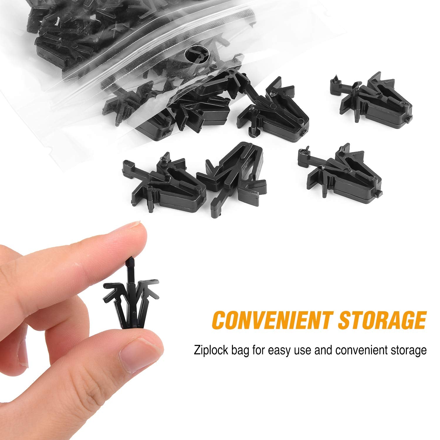 Gooacc Grille Clip Retainers For Toyota Vehicles Tacoma Rav4 Pickup Truck 4Runner Camry Replaces 90467-12040 Interior Trim Panel