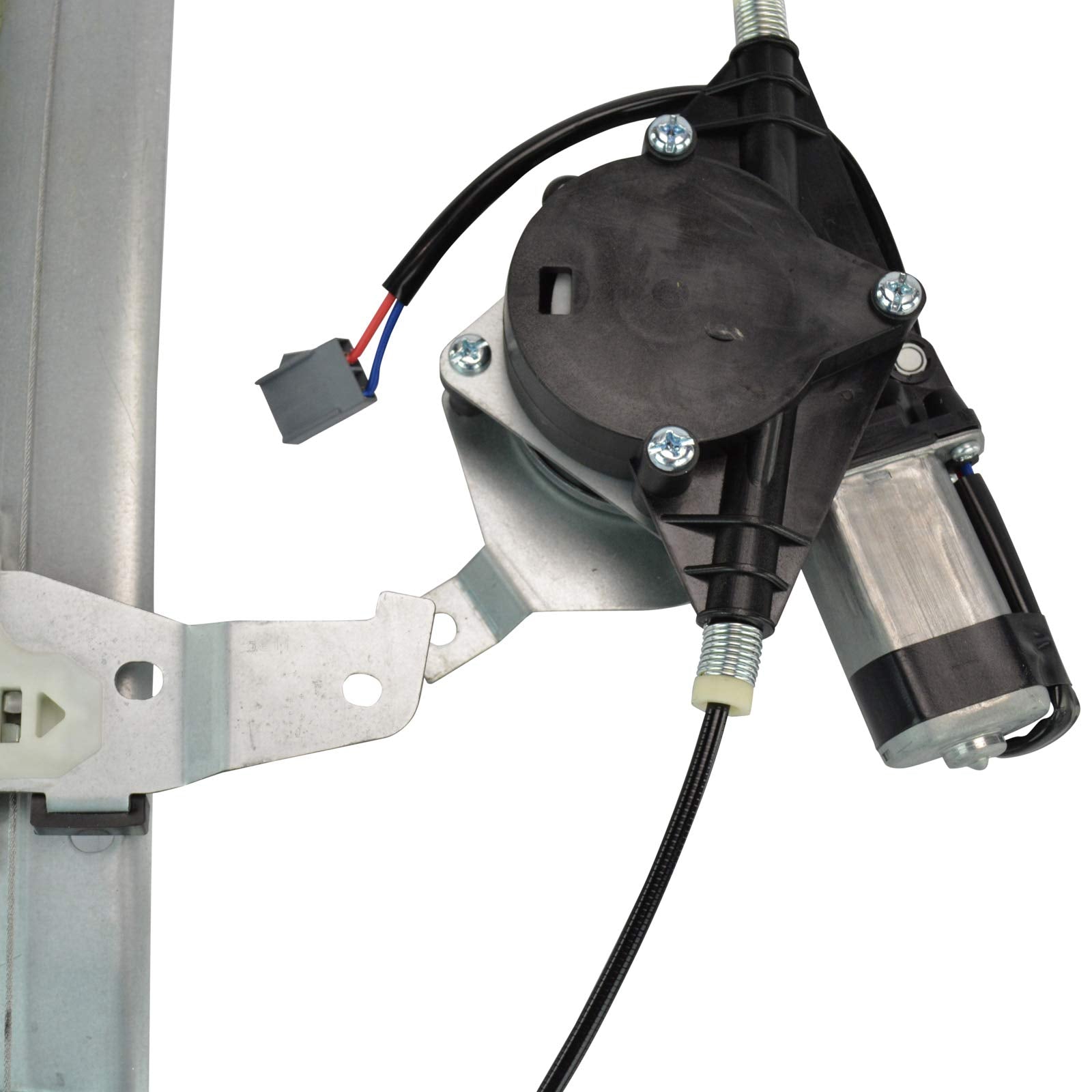 Trq Front Right Power Window Regulator & Motor Assembly Passenger Side Compatible With 1994-1997 Lincoln Town Car