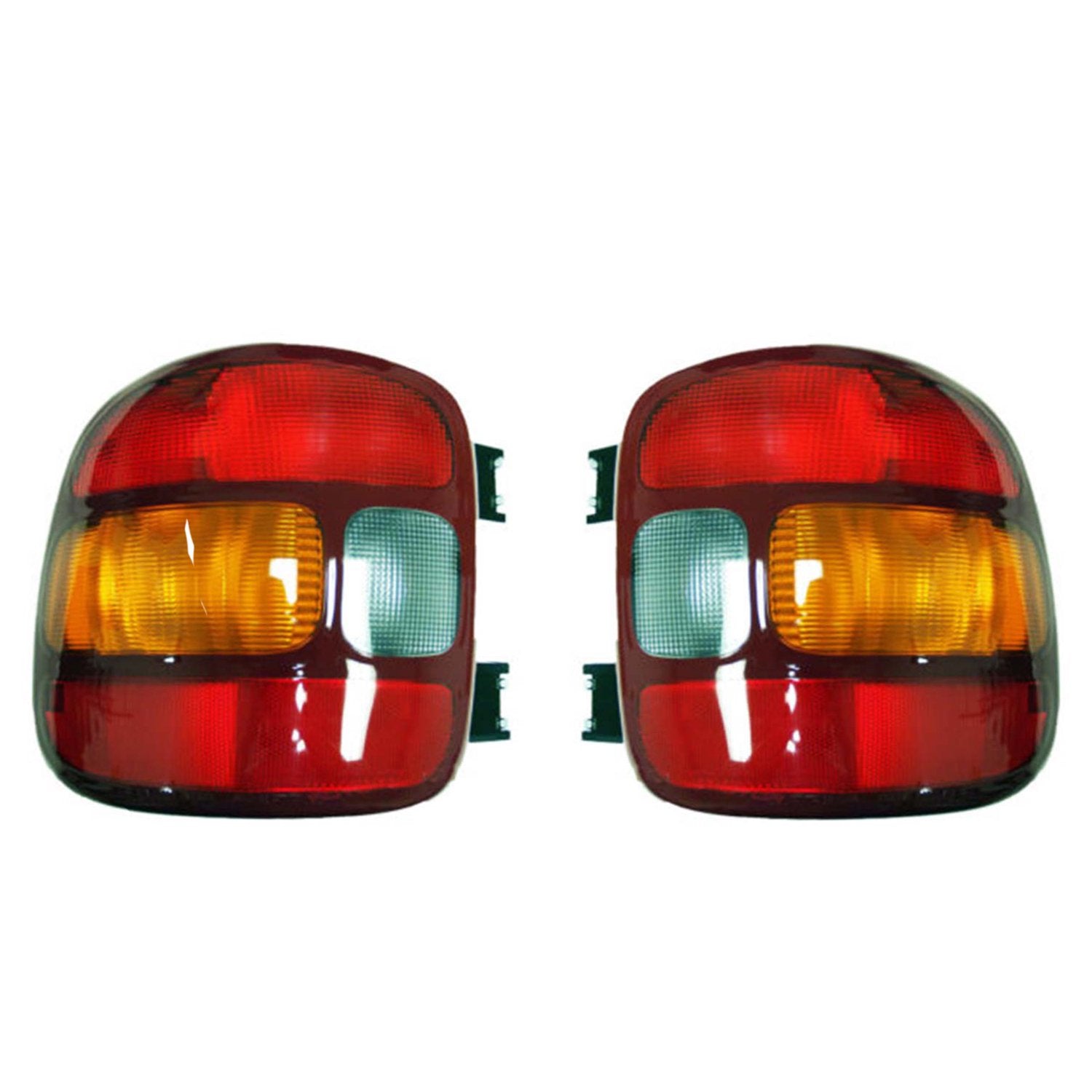 Rareelectrical New Tail Light Pair Compatible With Gmc Sierra 1500 Stepside Bed 1999-03 15224277 19169012 15224276 19169013 Gm2801136 Gm2800136