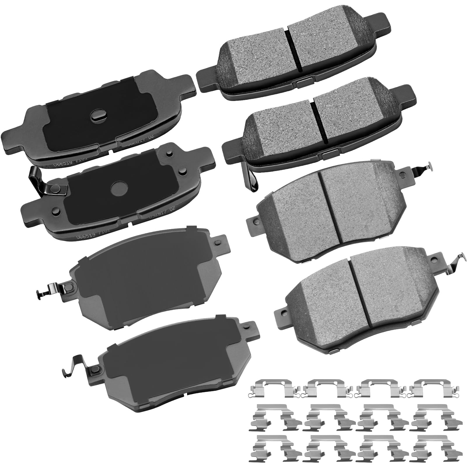 Cciyu D905 D969 Front & Rear Ceramic Brake Pads For Infiniti Fx35, Fx45, Nissan Altima, Maxima, Murano