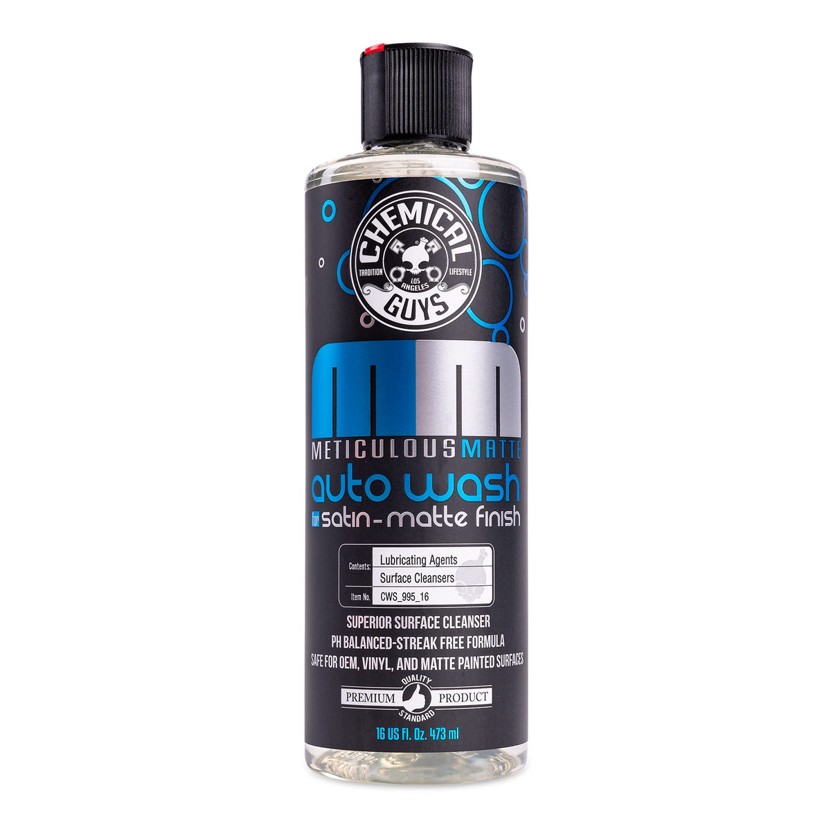 Chemical Guys Cws_995_16 Meticulous Matte Car Wash Soap (For Foam Cannons, Foam Guns Or Bucket Washes) Safe For Satin & Matte Fi