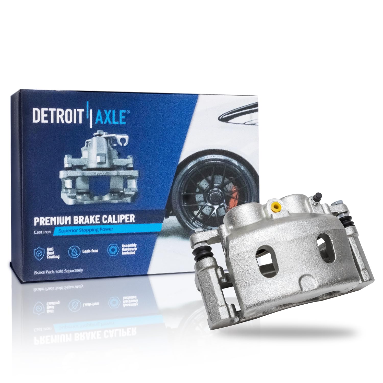 Detroit Axle - Front Right Brake Caliper for Chevy GMC Silverado Suburban Sierra Yukon XL 1500 Tahoe Avalanche Cadillac Escalade