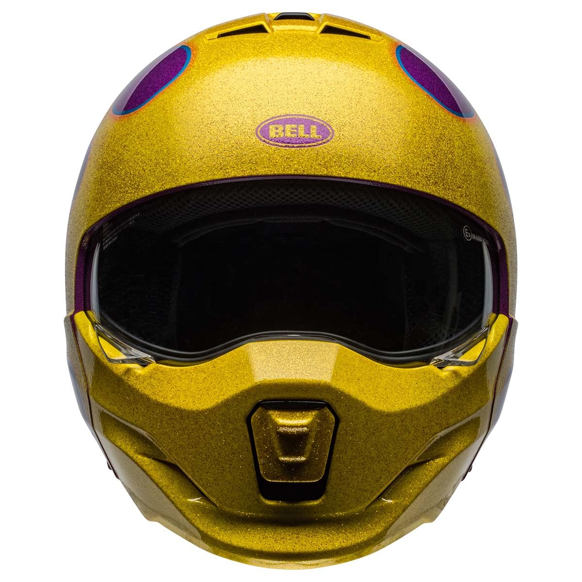 Bell Broozer Helmet (Gloss Ignite Purple/Yellow - X-Large)