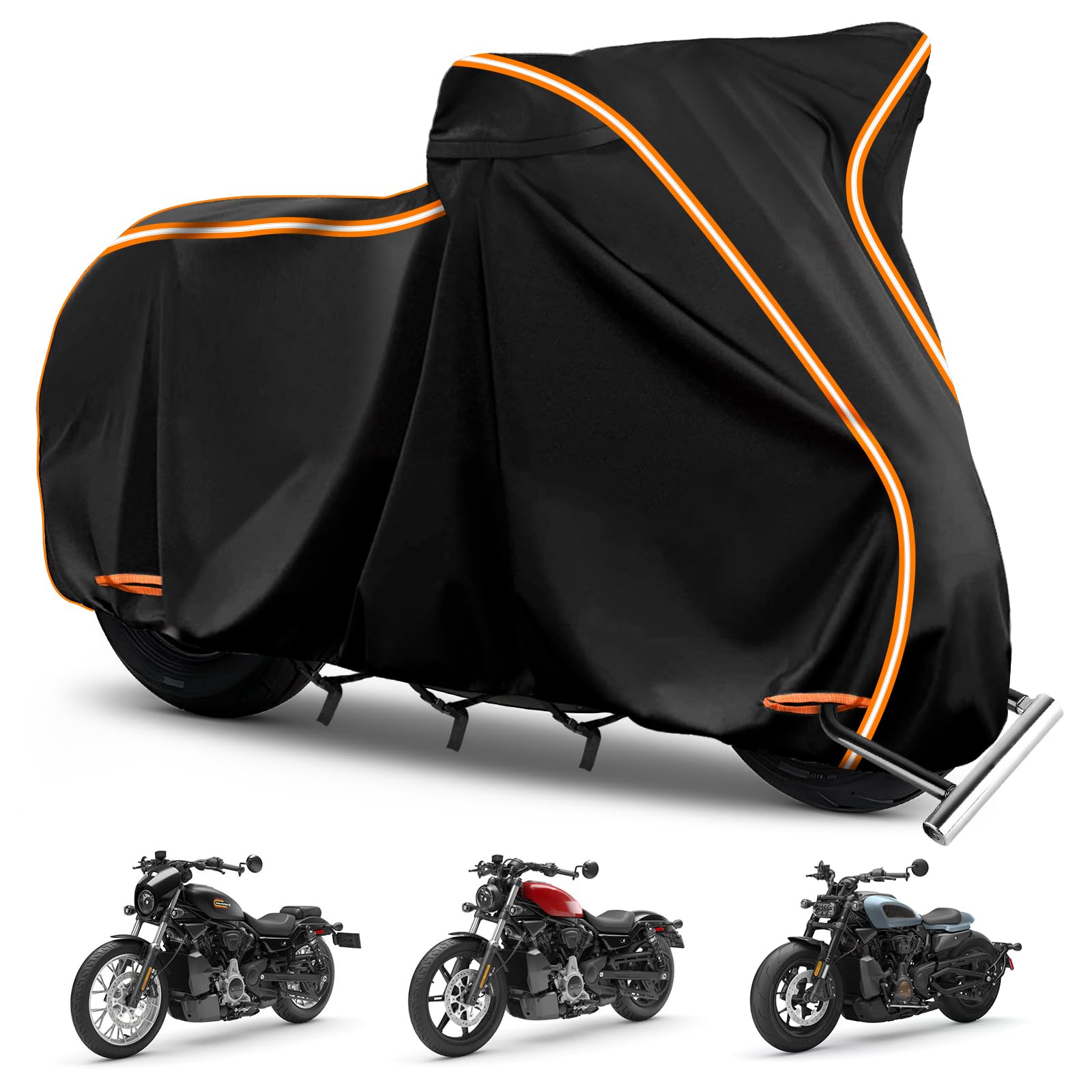 420D Motorcycle Cover For Nightster,Nightster Special,Nightster Classic,Sportster S,Sportster 883,Outdoor Bike Cover Windproof H