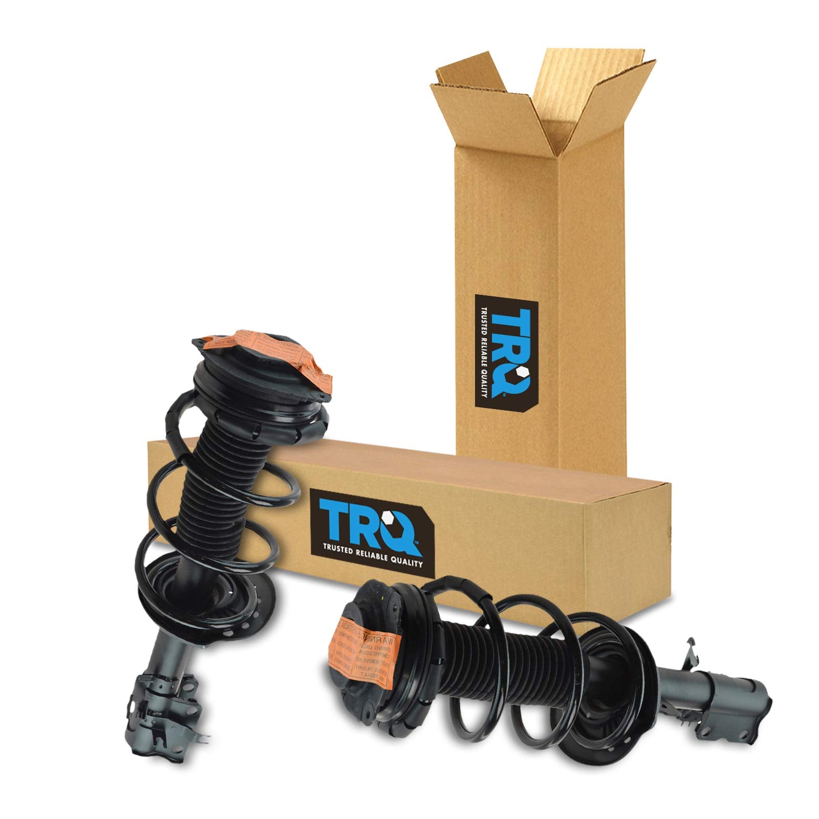 Trq Front Strut & Coil Spring Assembly Set Driver & Passenger Sides Compatible With 08-12 Nissan Rogue