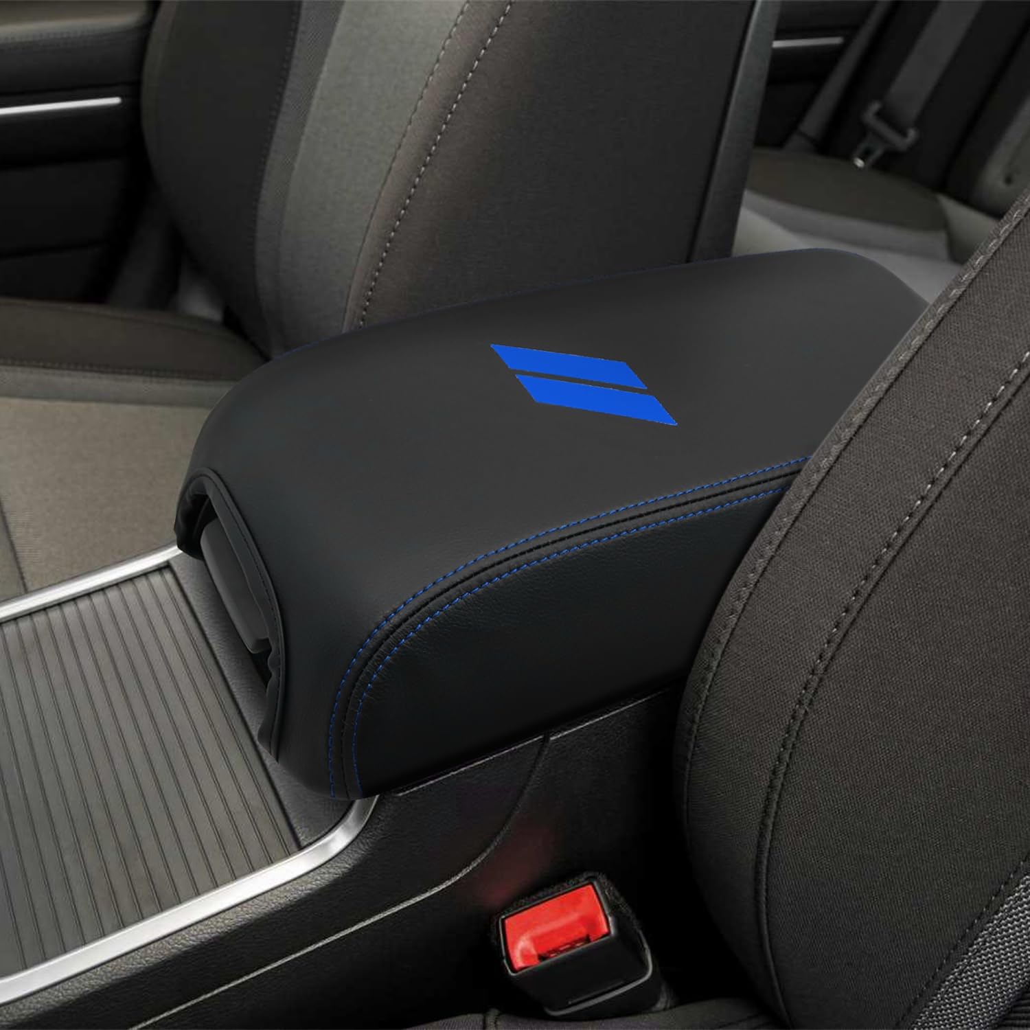 REMOCH Center Console Cover for Dodge Charger Accessories 2011-2021 2022 2023 for Chrysler 300 2015-2022 Leather Armrest Cover C