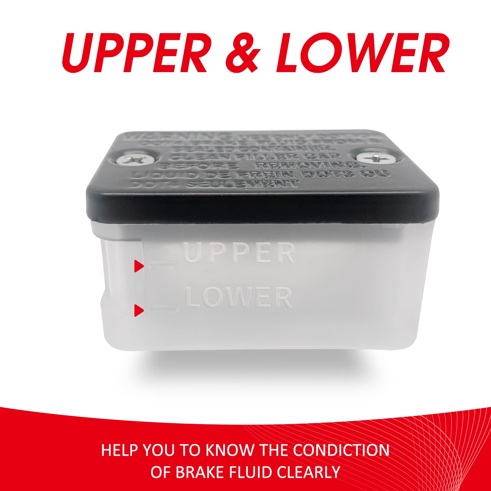 Rear Brake Master Cylinder Fluid Reservoir Oil Cup Motorcycle Fluid Bottle For Honda Atc 200 250 350 Trx 250 300 Fourtrax Sportrax