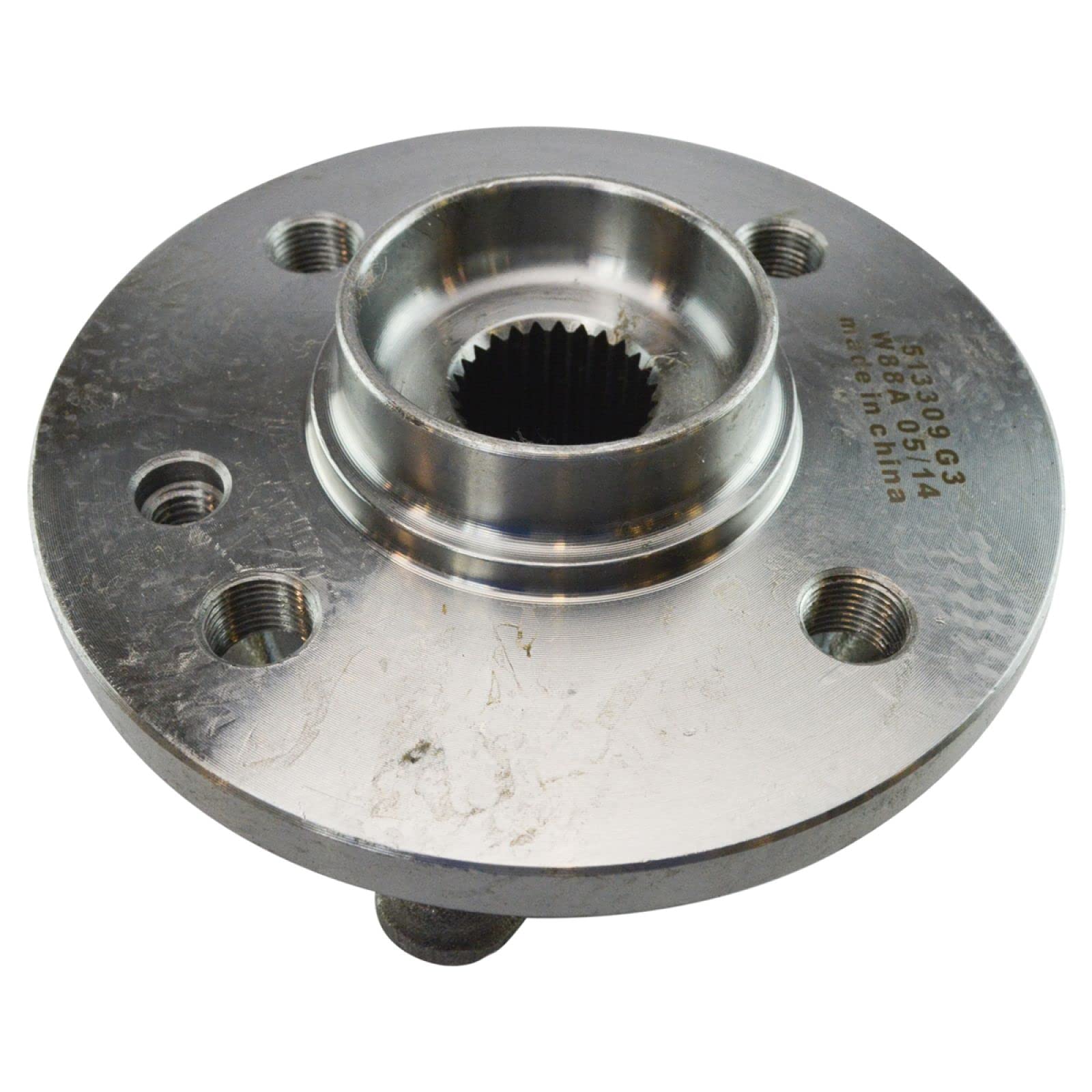 Trq Front Left Right Wheel Hub Bearing Assembly Driver Passenger Side Compatible With 2007-2015 Mini Cooper