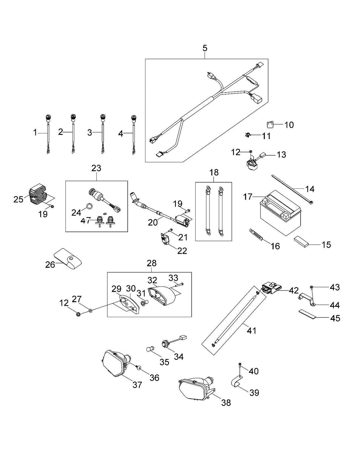 Polaris Rzr Headlight Assembly, Right, Rzr-Y, Genuine Oem Part 0454291, Qty 1