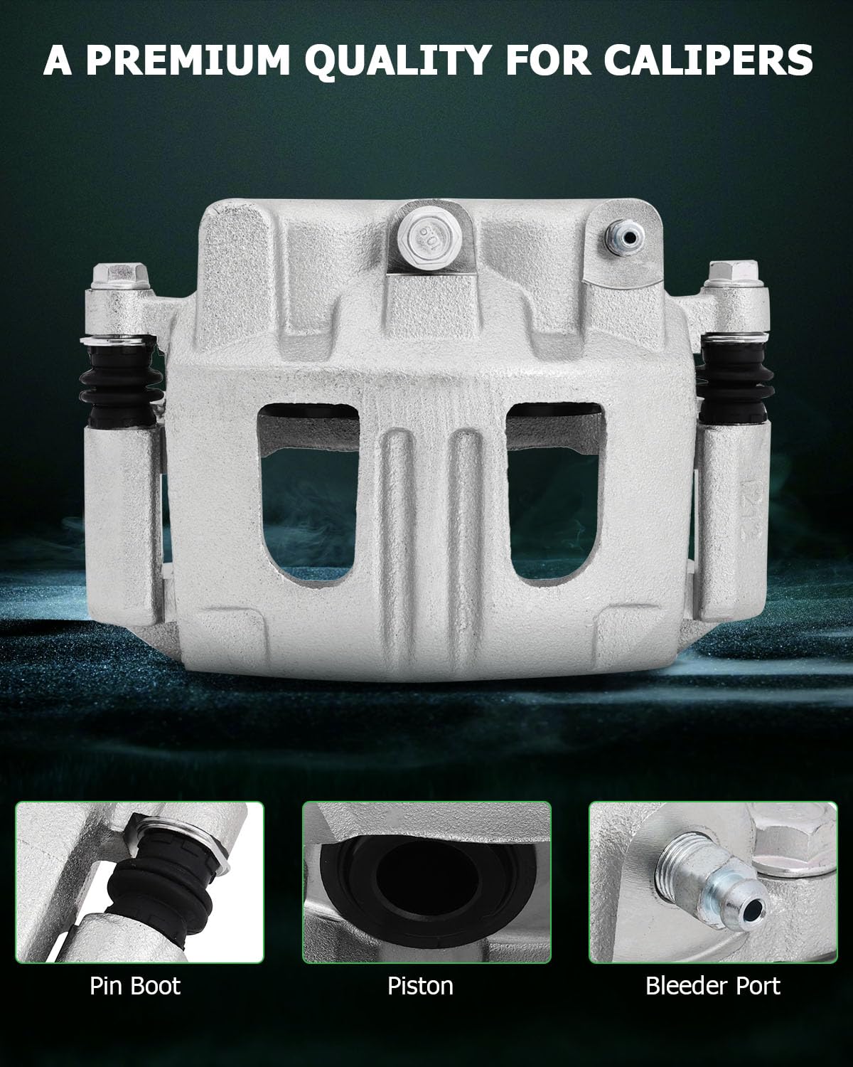 Scitoo 18B4950 18B4951 Front Left & Right Disc Brake Calipers Assembly W/Bracket For Chevy For Equinox 2005-2006,For Pontiac For