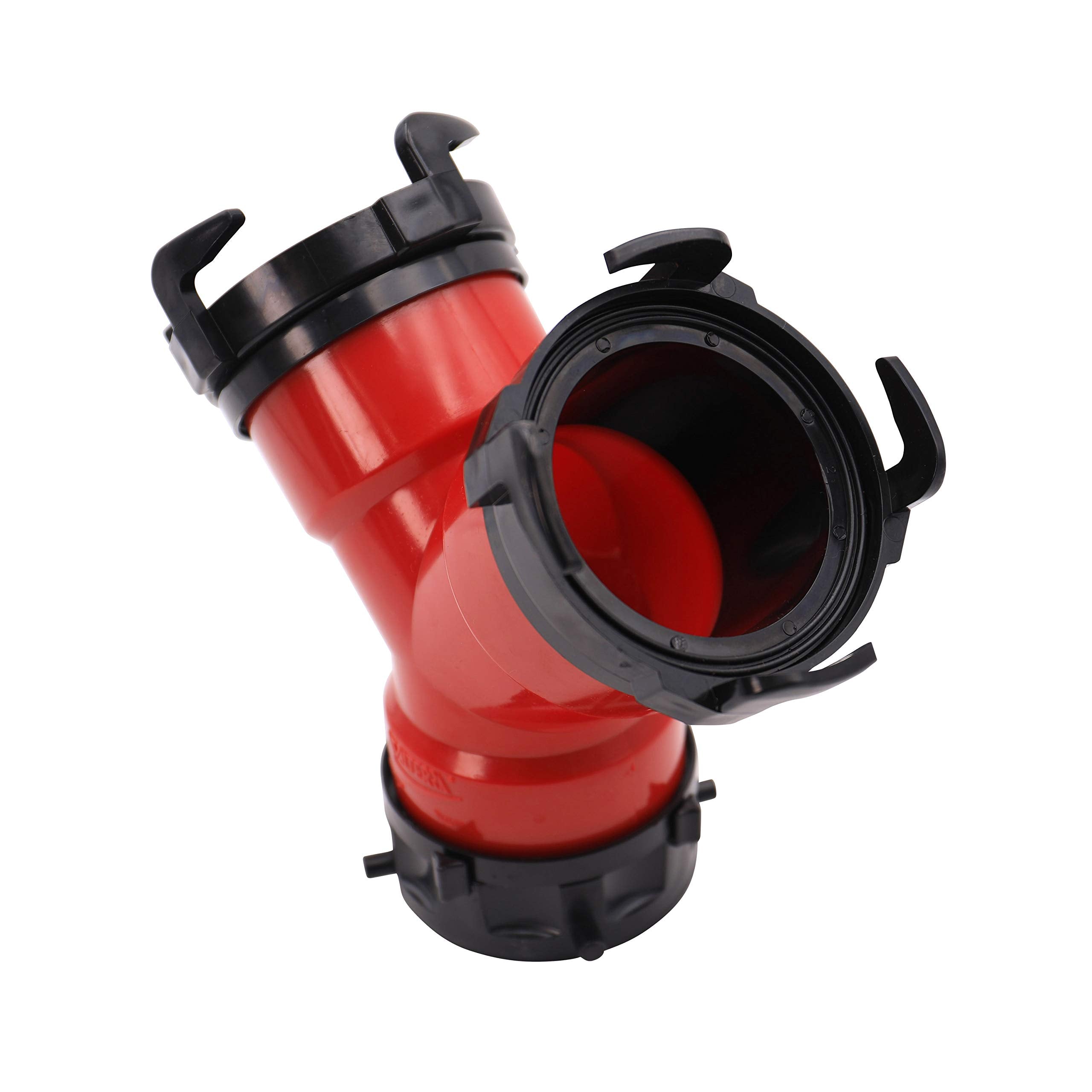 Valterra F02-2030 3 Rotating Rv Wye With Bayonet Fittings, Red