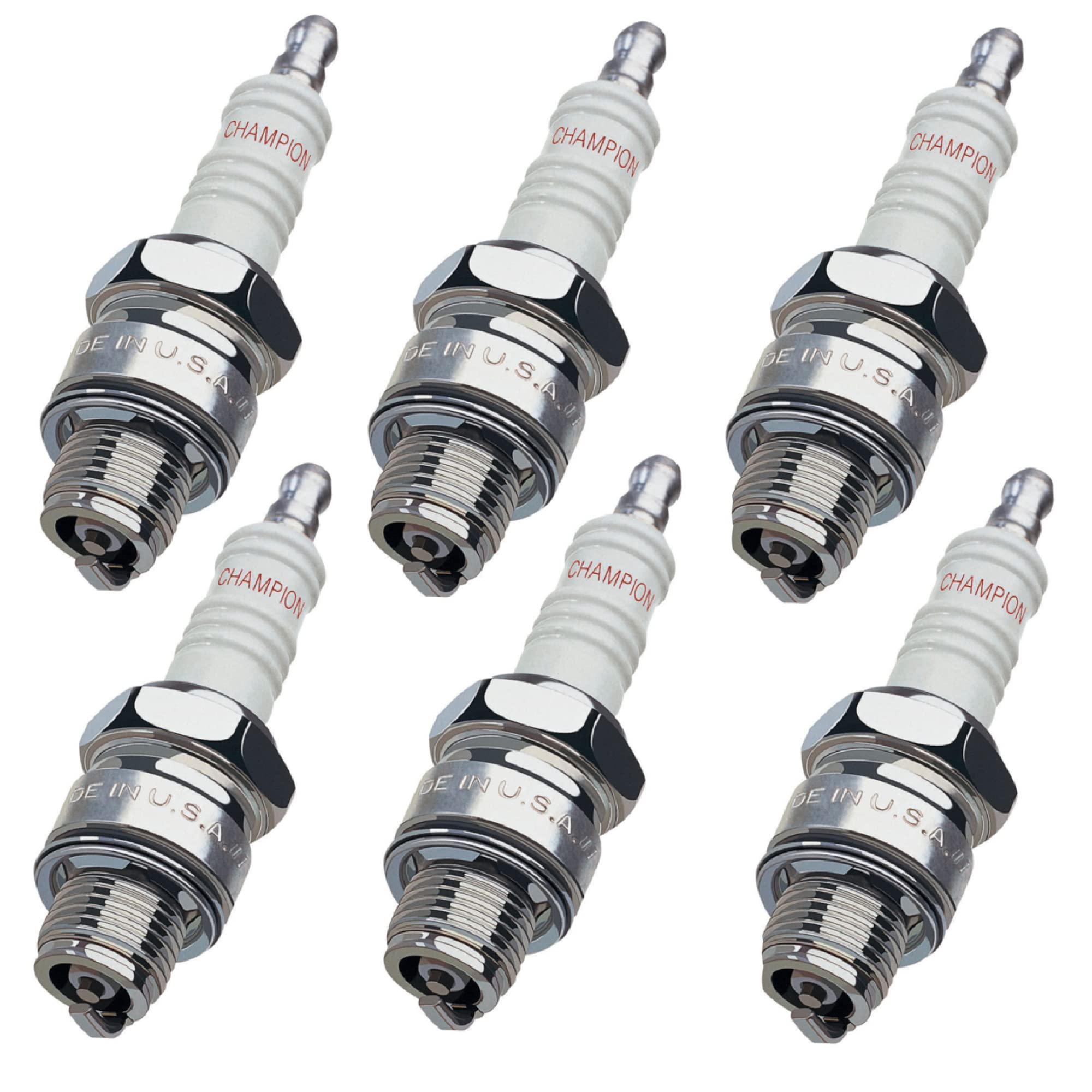 Champion QC12PEP Spark Plugs Pack of 6