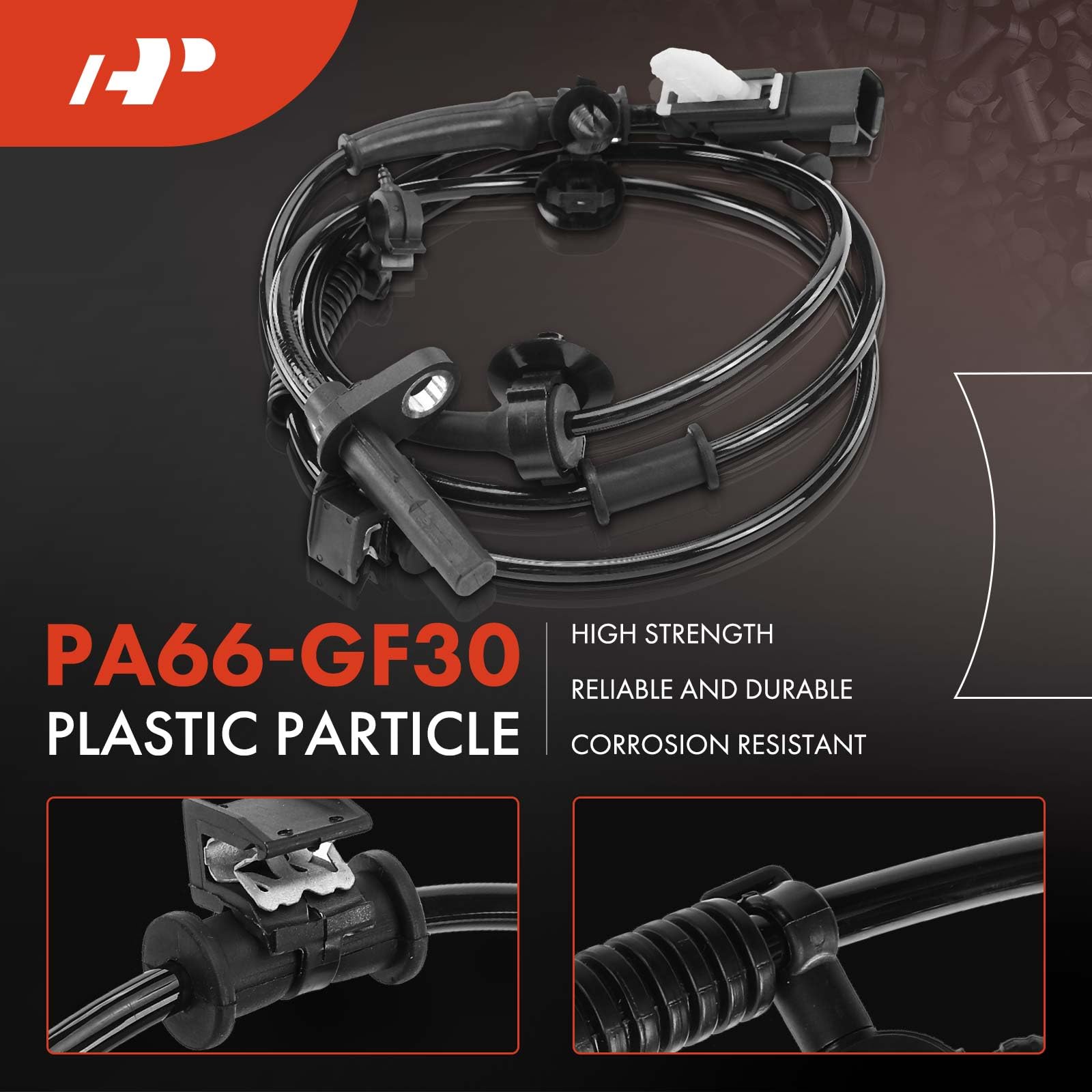 A-Premium Abs Wheel Speed Sensor Compatible With Ford Models - Ranger 2010 2011 - Rear Left Driver Side, Replace# Al5Z2C191B, Al542C216Ac