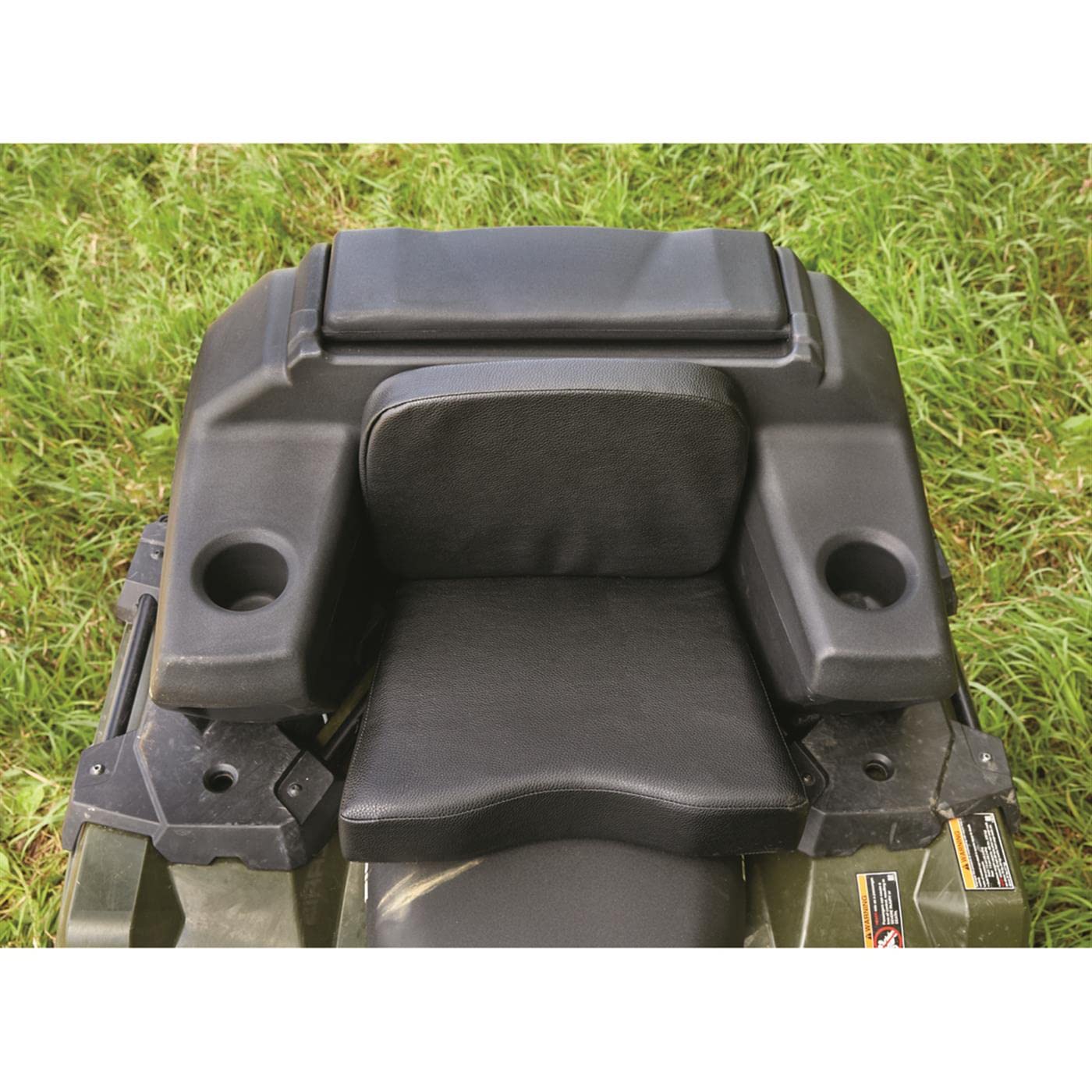 Guide Gear ATV Lounger Seat with Storage, Large Cushion, Cargo Box, Helmet Holder