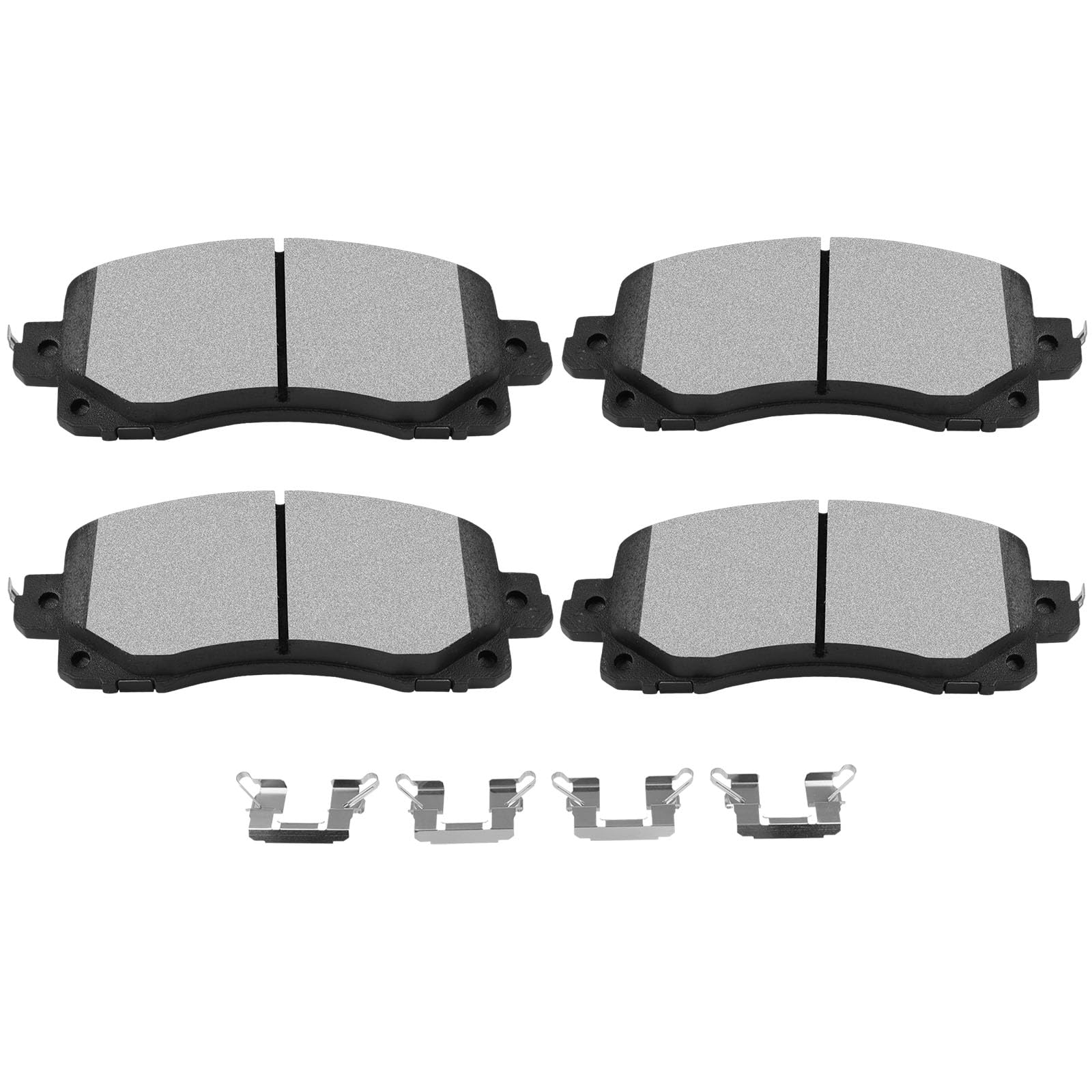 Scitoo D2045 Metallic Brake Pads Sets Front W/Hardware Replacement For Subaru For Crosstrek | For Forester | For Impreza | For L