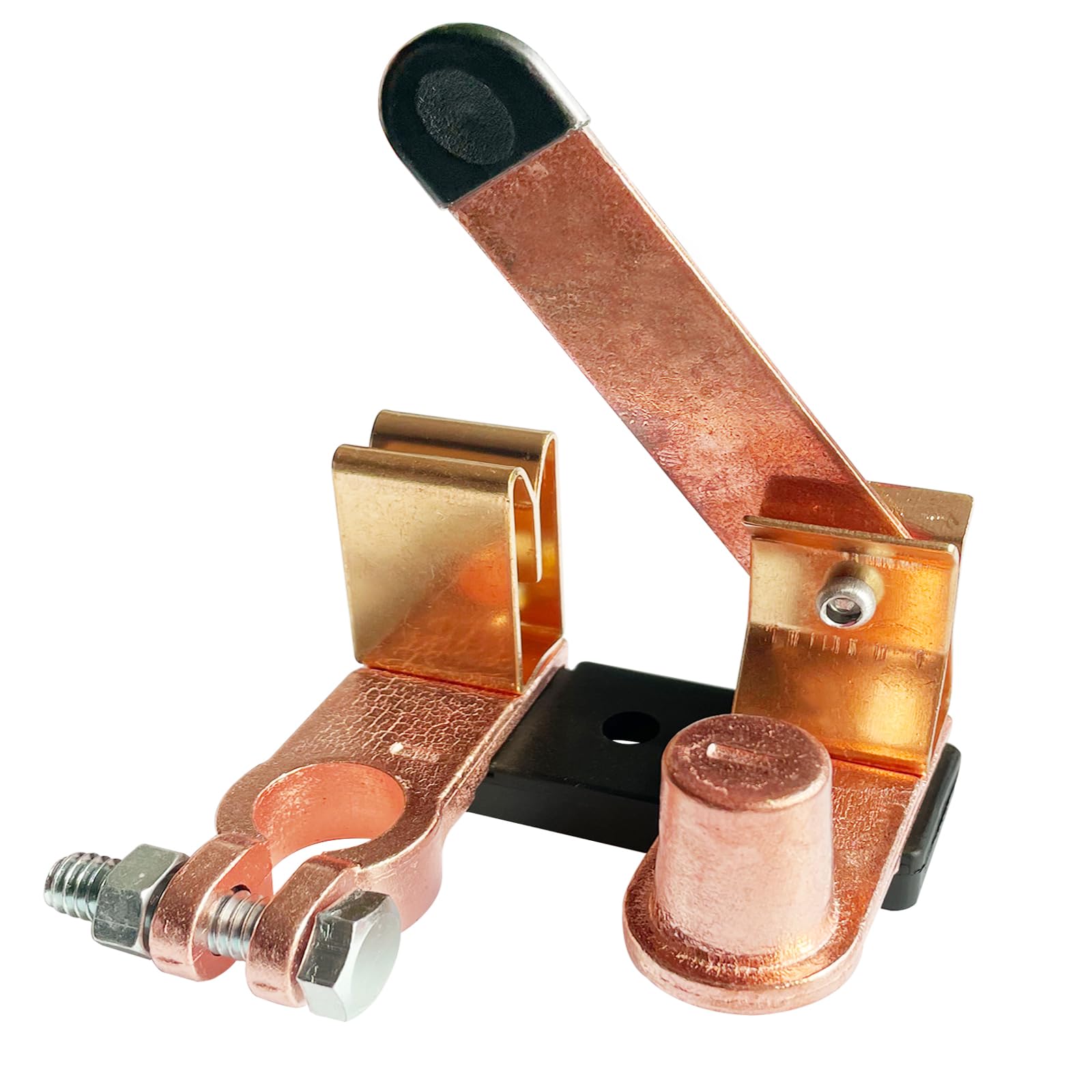 Top Post Knife Blade Master Switch, Ampper 12V / 24V Battery Disconnect Switch Isolator Power Cut Off for Marine Car Boat RV ATV