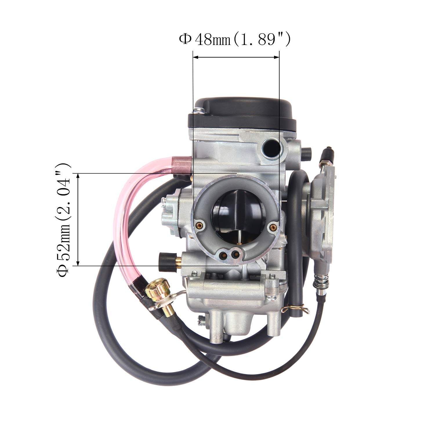 Carburetor For Atv Yamaha Kodiak 400 Yfm400 & Big Bear 400, Bruin 350, Grizzly 350 450, Wolverine 350 450 With Cleaner Brush, Ai